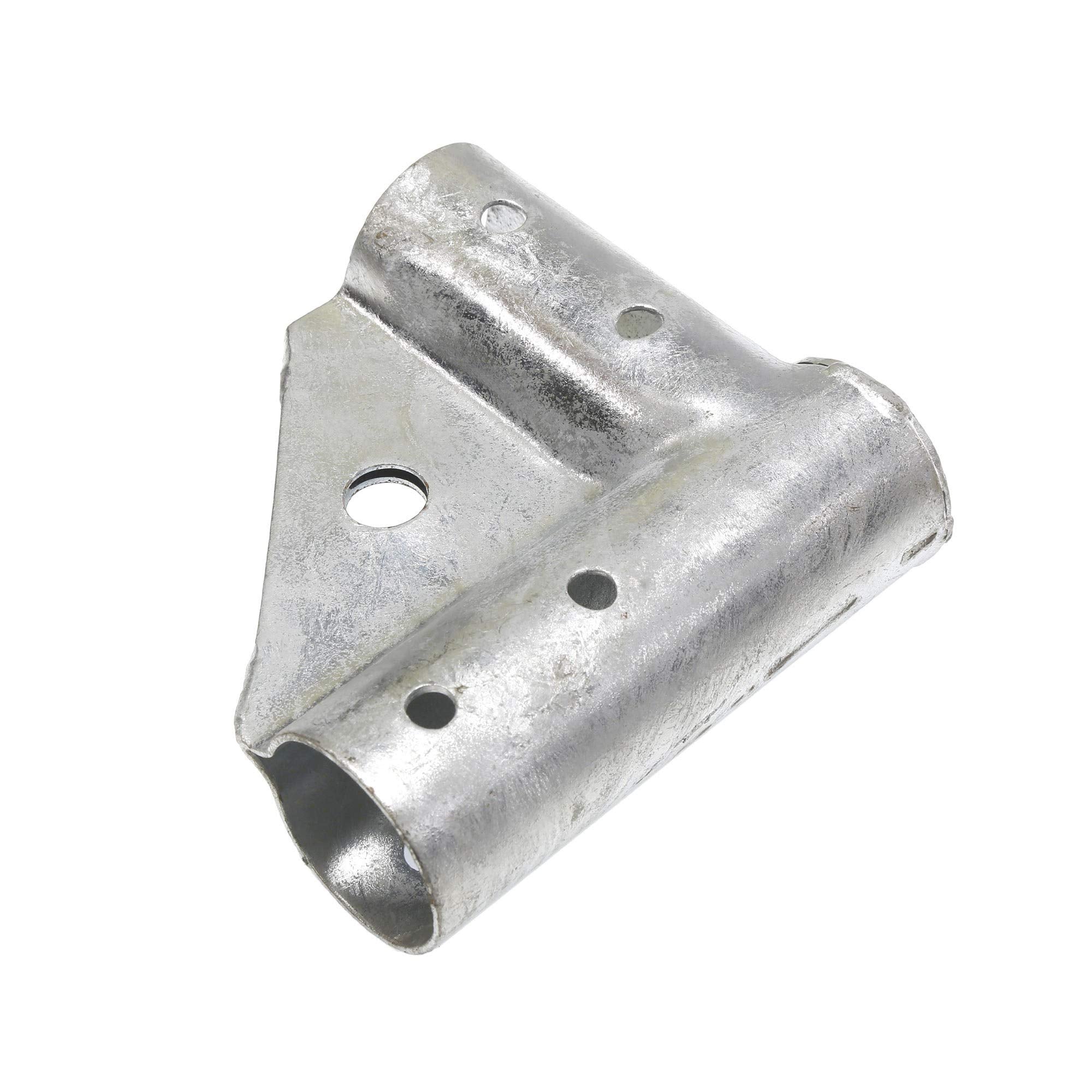 Plum Fittings 1 3/8' X 1 3/8' Chain Link Fence Top Gate Corner | Pressed Steel Top Gate Corner | Top Gate Elbow | Pack Of 4