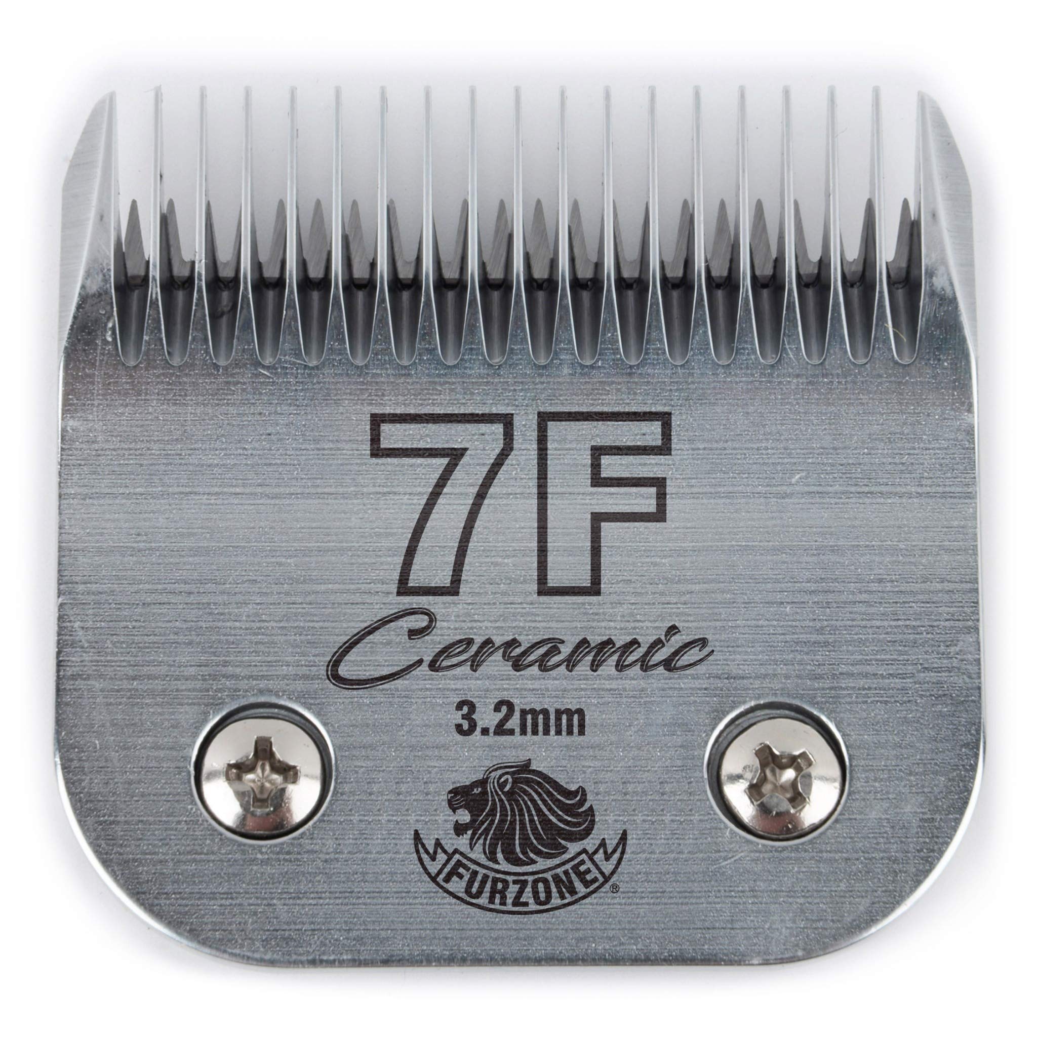 Furzone Detachable Ceramic Blade - Size 7F Blade 1/8', Made Of High-Tech Ceramic Materials, Compatible With Most Andis, Oster, 