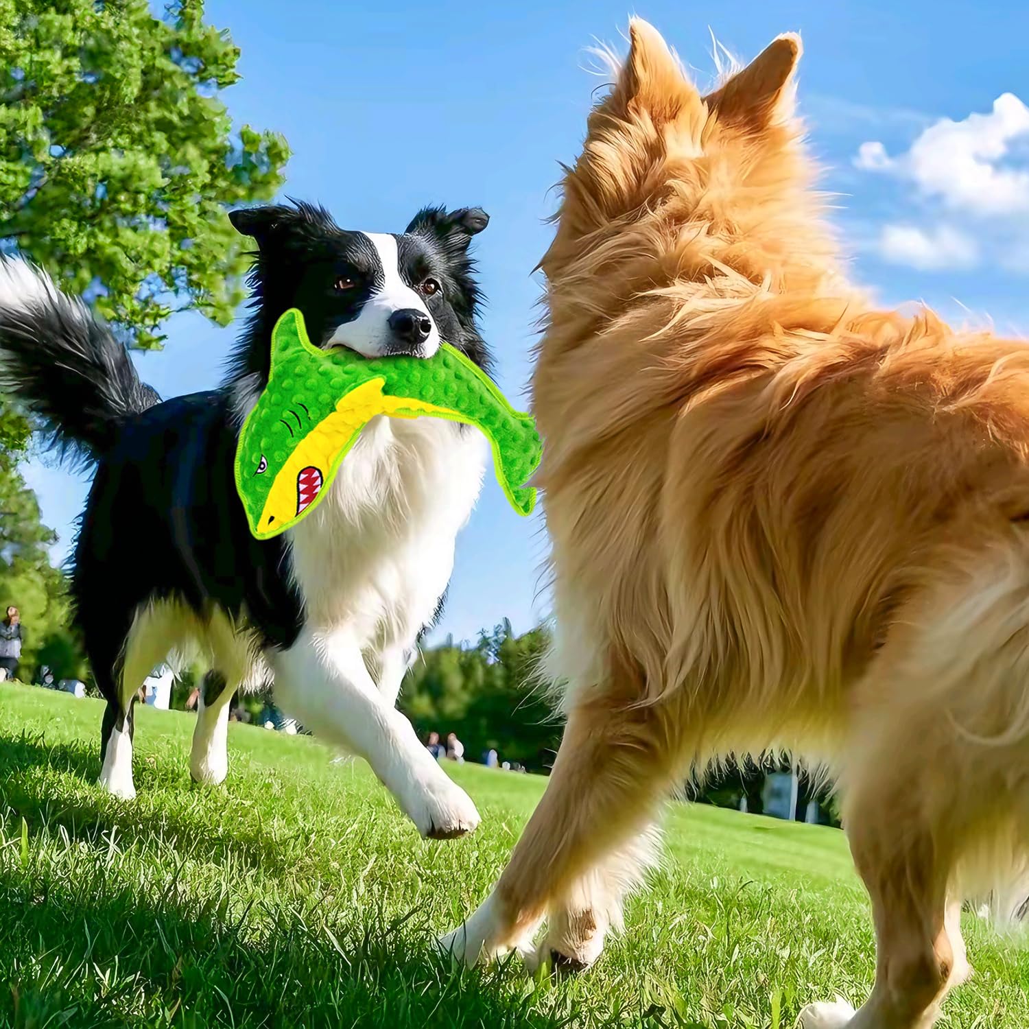 Vwptchi Dog Toy Squeaky Durable Dog Toys Chew For Aggressive Dogs No-Stuffed Dog Toy Interactive Hours Of Fun Keep Pups Busy -Gr