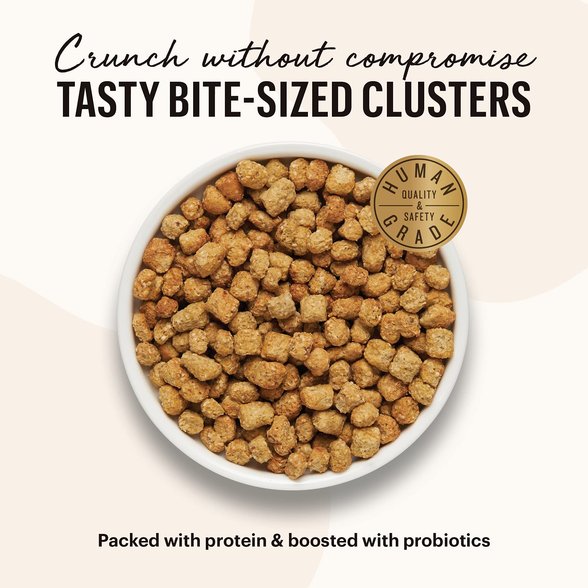 The Honest Kitchen Whole Food Clusters Grain Free Chicken Dry Cat Food, 4 lb Bag