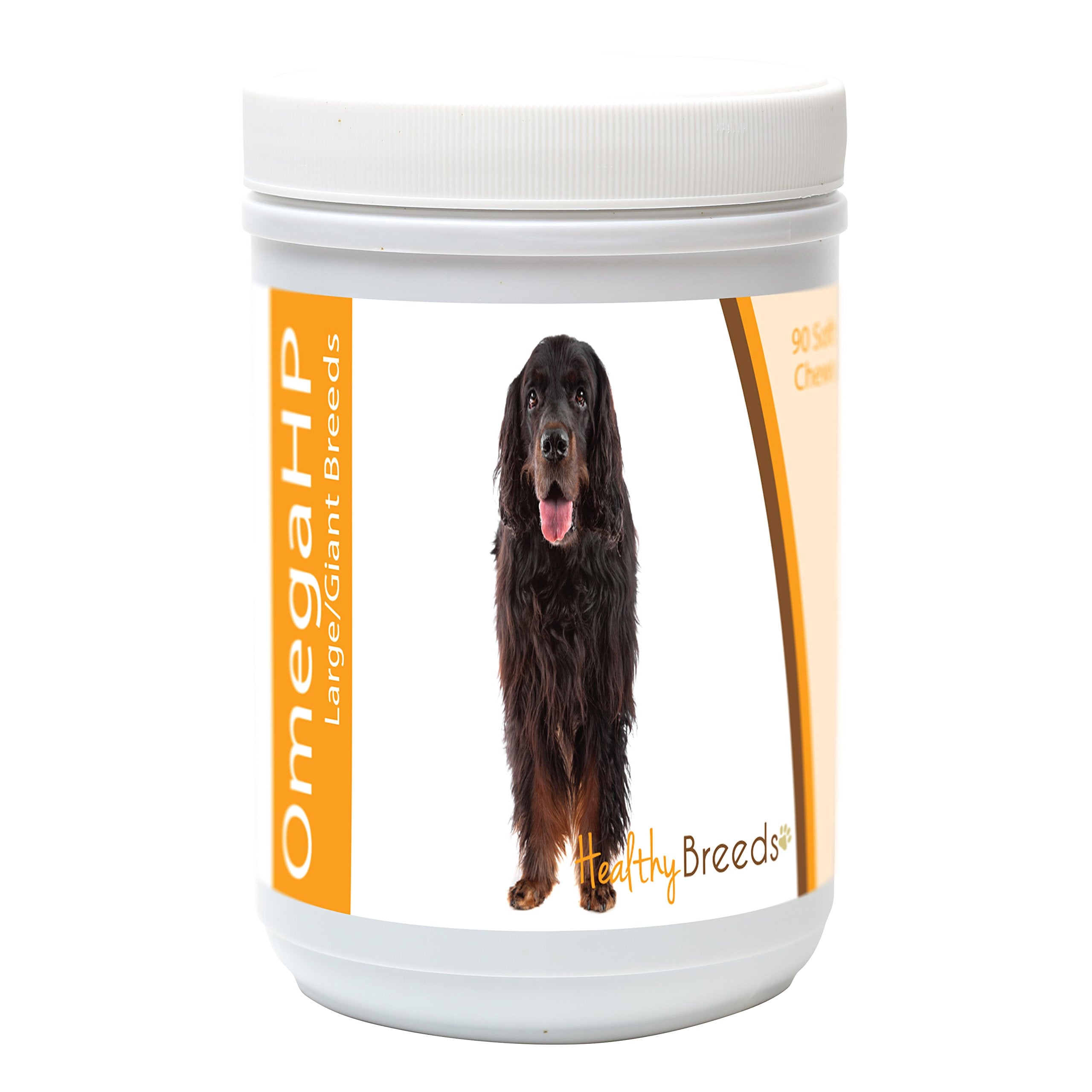 Healthy Breeds Gordon Setter Omega HP Fatty Acid Skin and Coat Support Soft Chews 90 Count