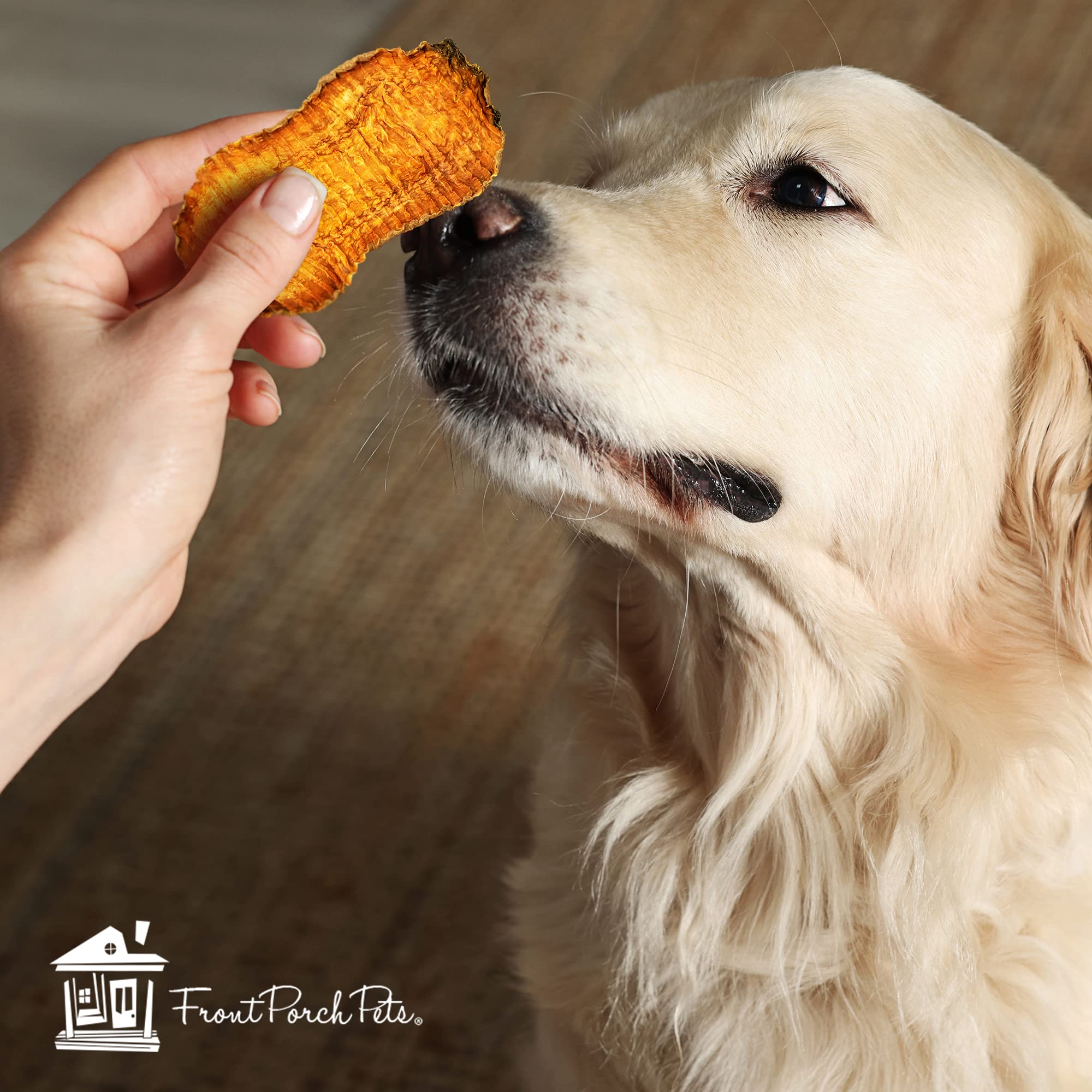 Front Porch Pets Sweet Potato Dog Chewz - 6 Pack - Value Pack Veggie Rawhide