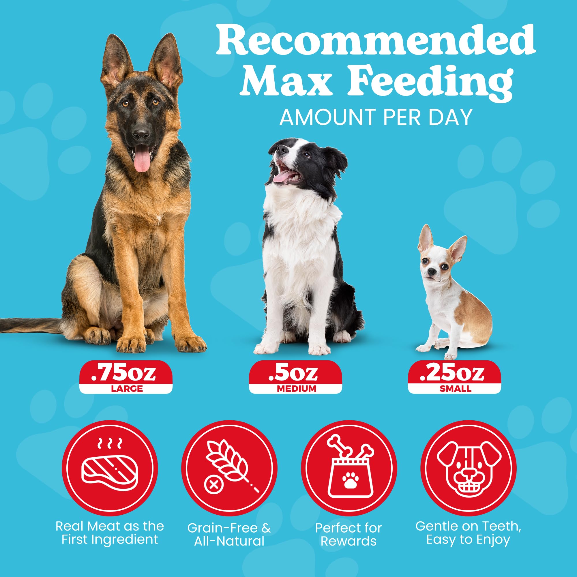 Wild Meadow Farms - Classic Beef Bites, Soft Jerky Treats for Dogs, Grain-Free & All-Natural, Ideal for Training, Portioning, an