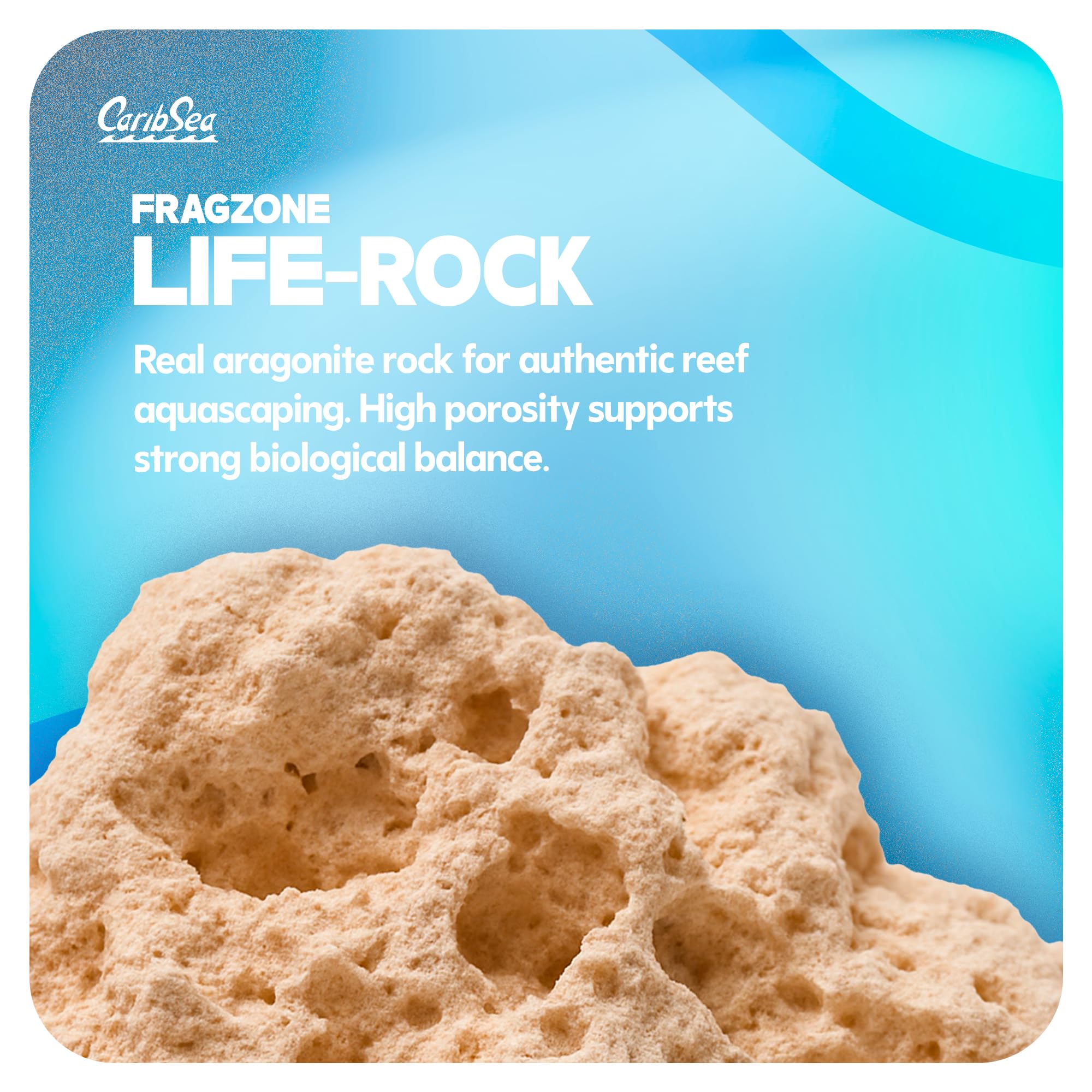 Carib Sea Acs00372 3 Case South Sea Base Rock Bag For Aquarium, 10-Pound