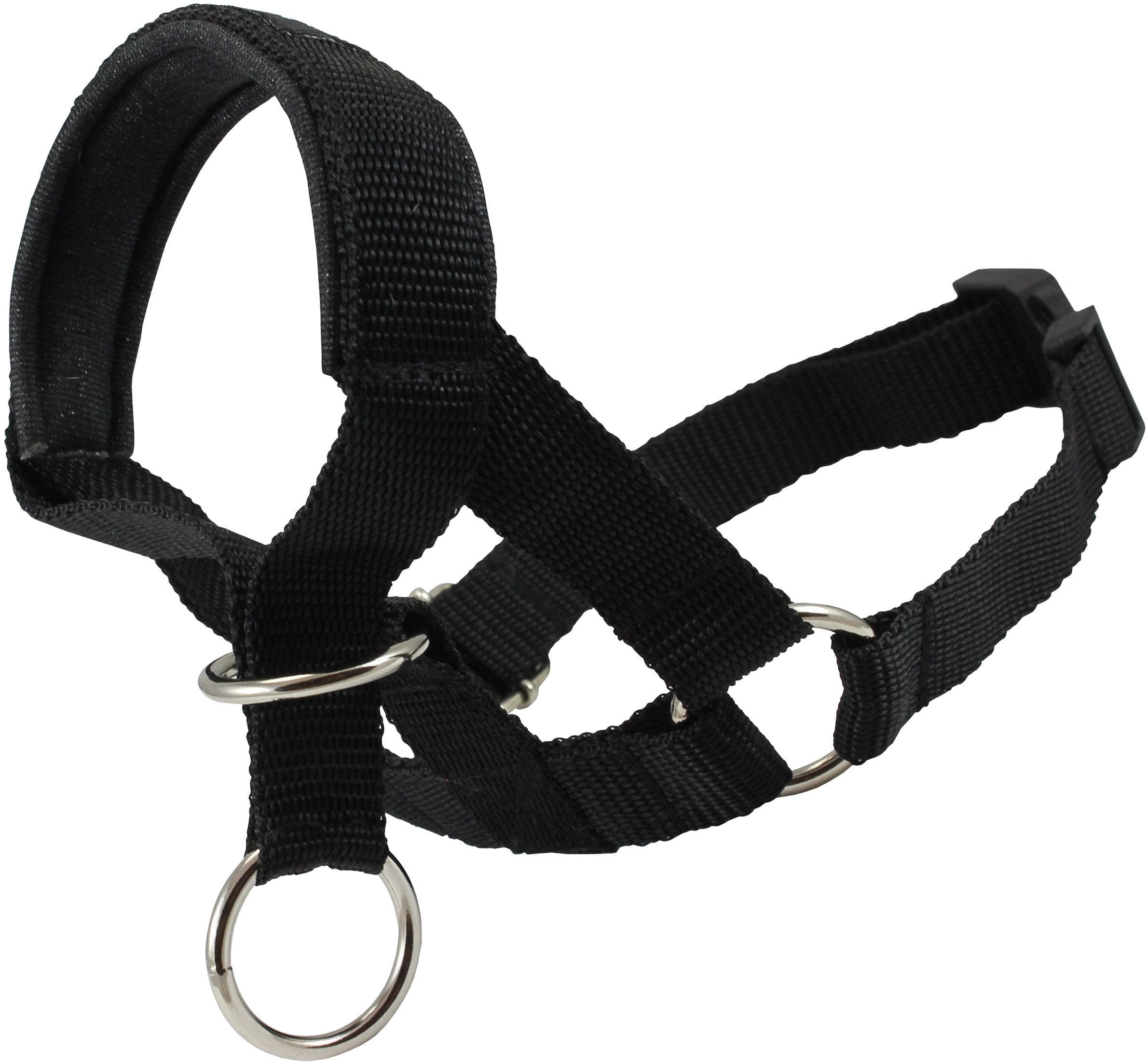 Dog Head Collar Halter Black (Xl 12Inch14.25Inch Snout)