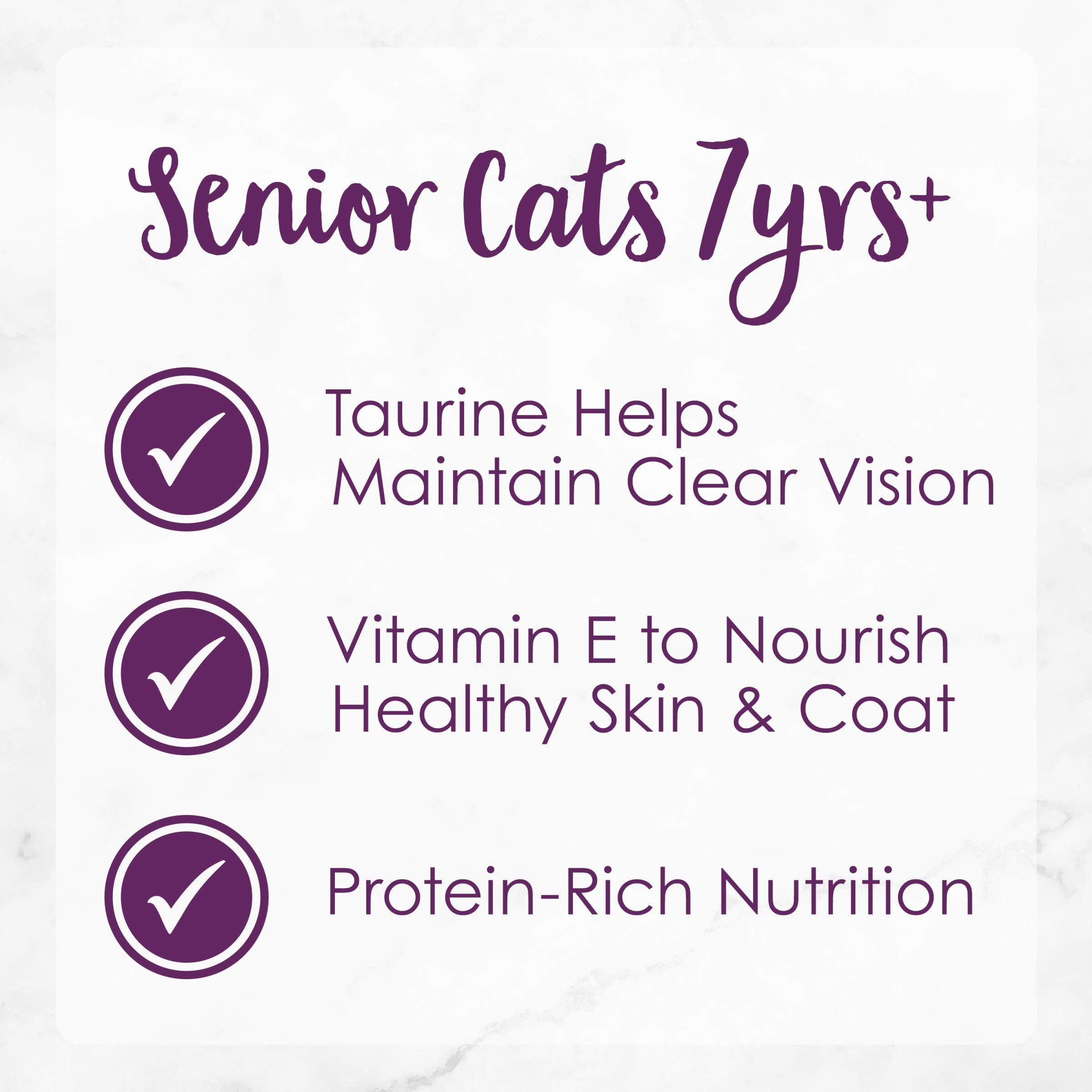 Purina Fancy Feast Senior Wet Cat Food 7 Years Plus Beef Feast Pate - (Pack of 24) 3 oz. Cans