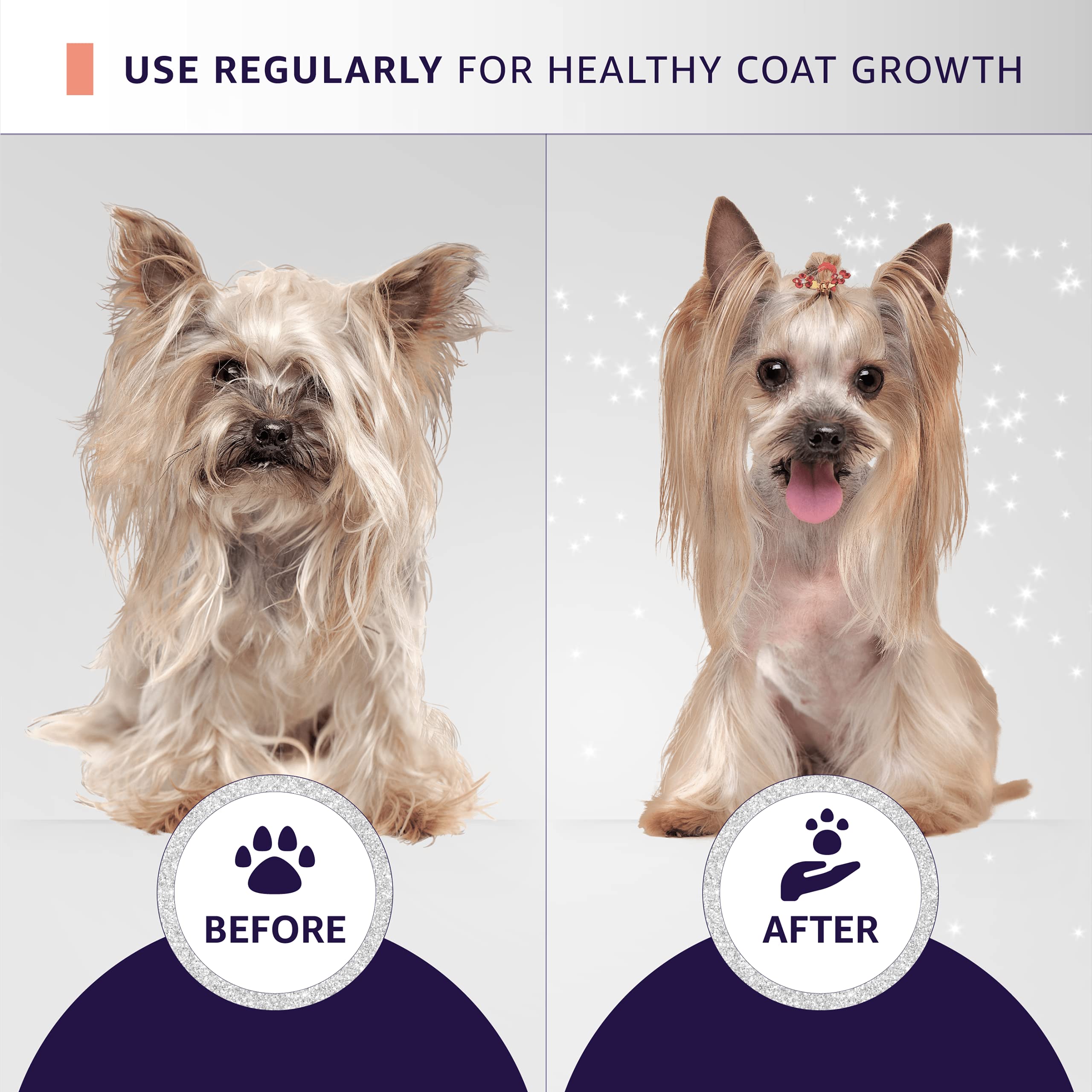 Hydra Professional Moisturizing Dog Conditioner, Oatmeal Hair Conditioner For Dogs And Cats, Suitable For All Breeds And Coat Types, Promotes Shine