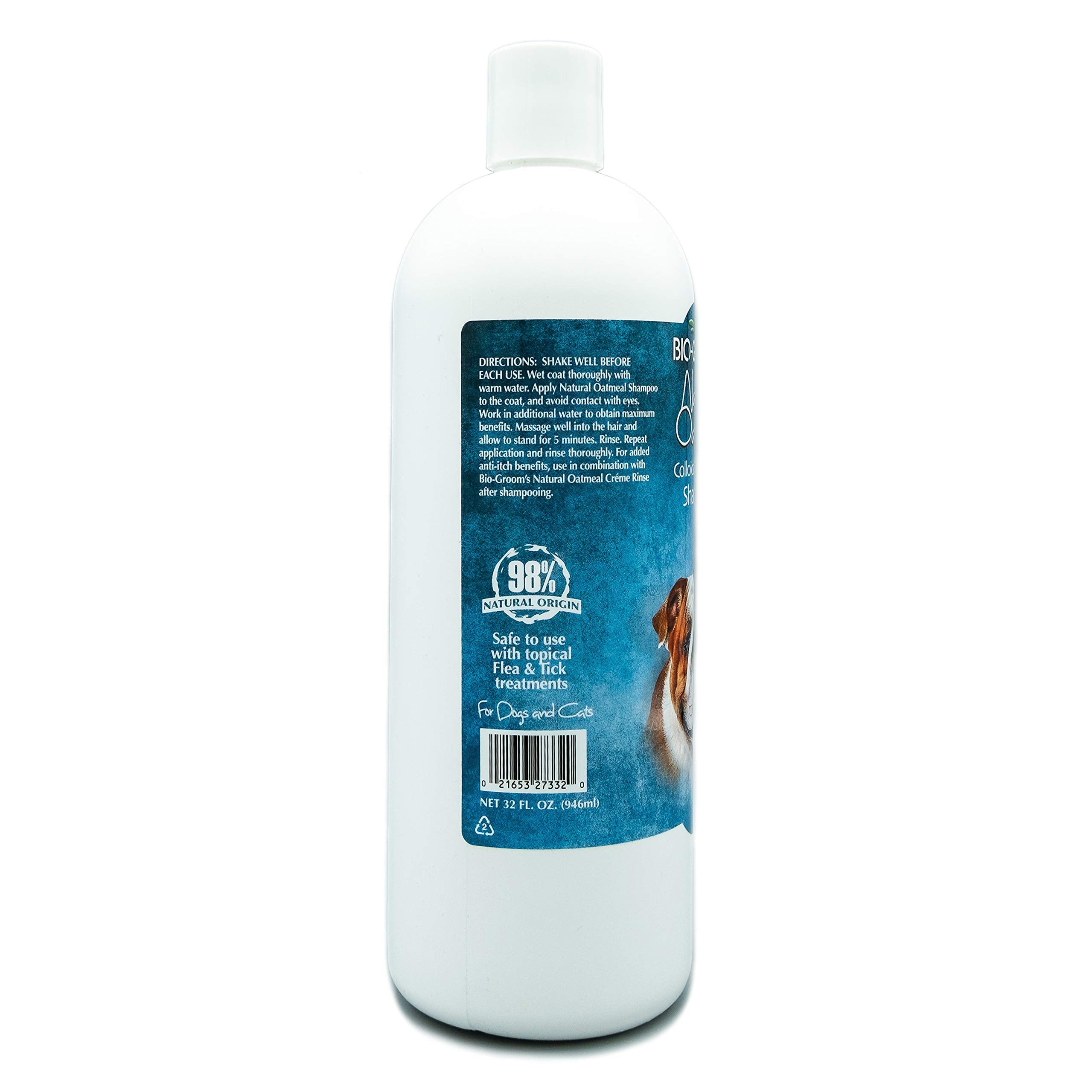 Bio-Groom Oatmeal Dog Shampoo – For Allergies And Itching, Cruelty-Free, Dog Bathing Supplies, Puppy Shampoo For Sensitive Skin, Made In Usa, Anti-Itch Dog Products – 32 Fl Oz 1-Pack