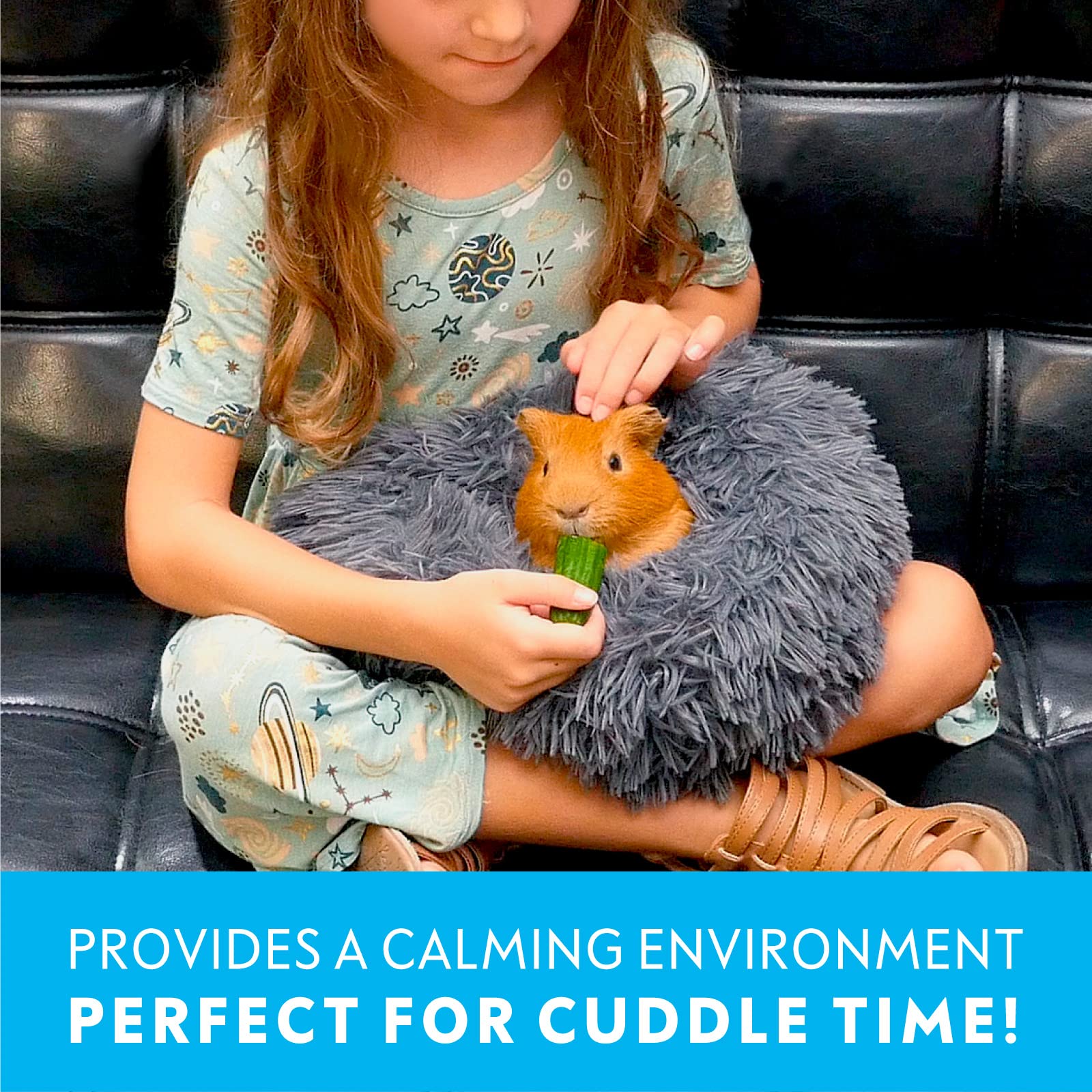 Paw Inspired Furr-O Burrowing Pet Bed For Guinea Pigs And Other Small Animals (Tan)