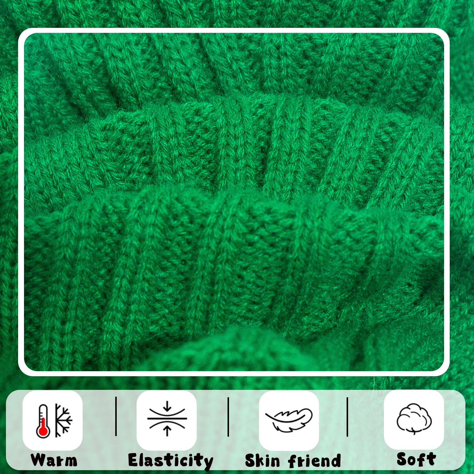 Winter Chihuahua Clothes Knitted Sweater For Small Dogs - Warm Puppy Clothes Turtleneck Pullover Sweater Thick Pet Knitwear For