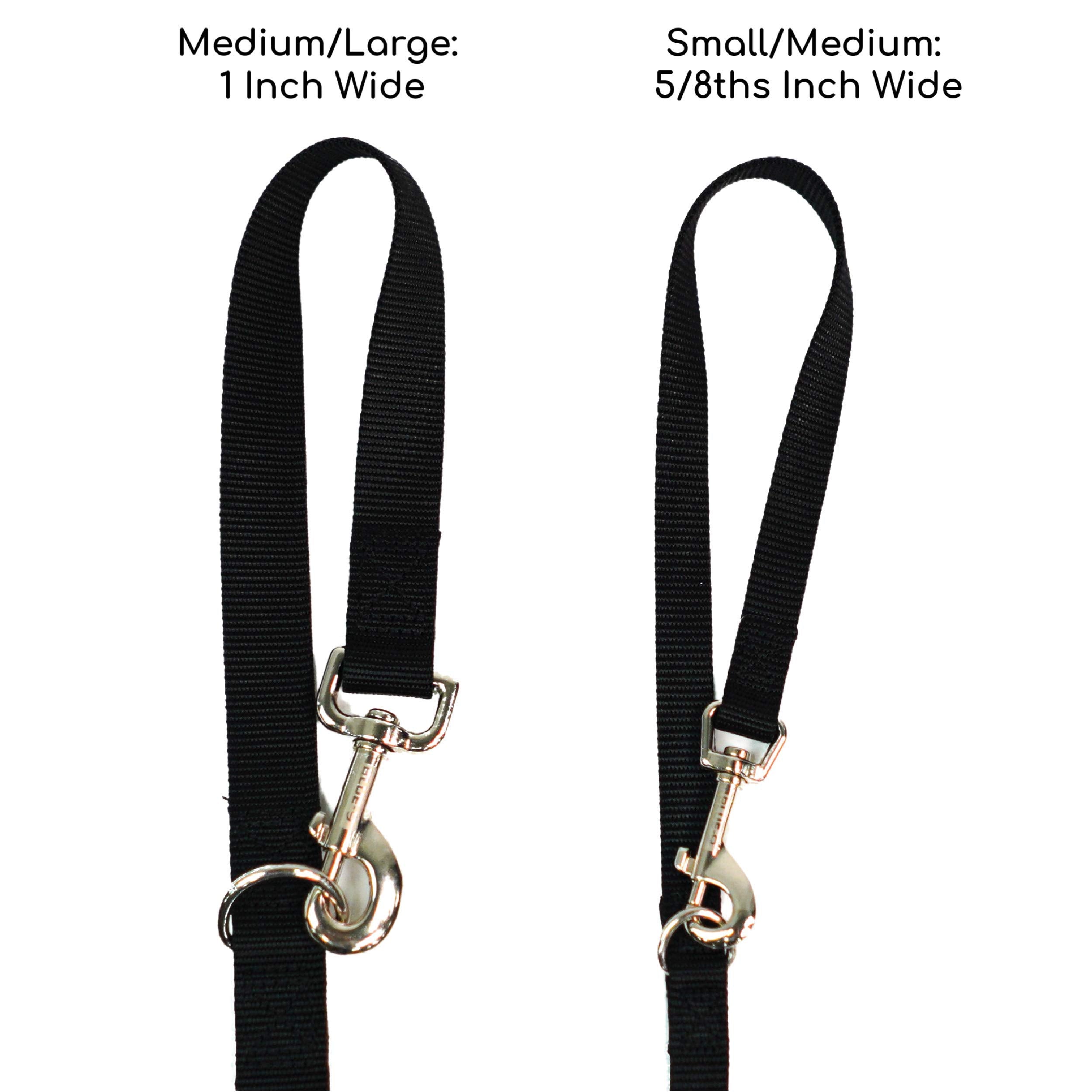 Blue-9 Multi-Function Hands Free Dog Leash, Double Attachment 6 Foot Adjustable Lead For Obedience, Running, And Agility Training (Red, Medium Large)