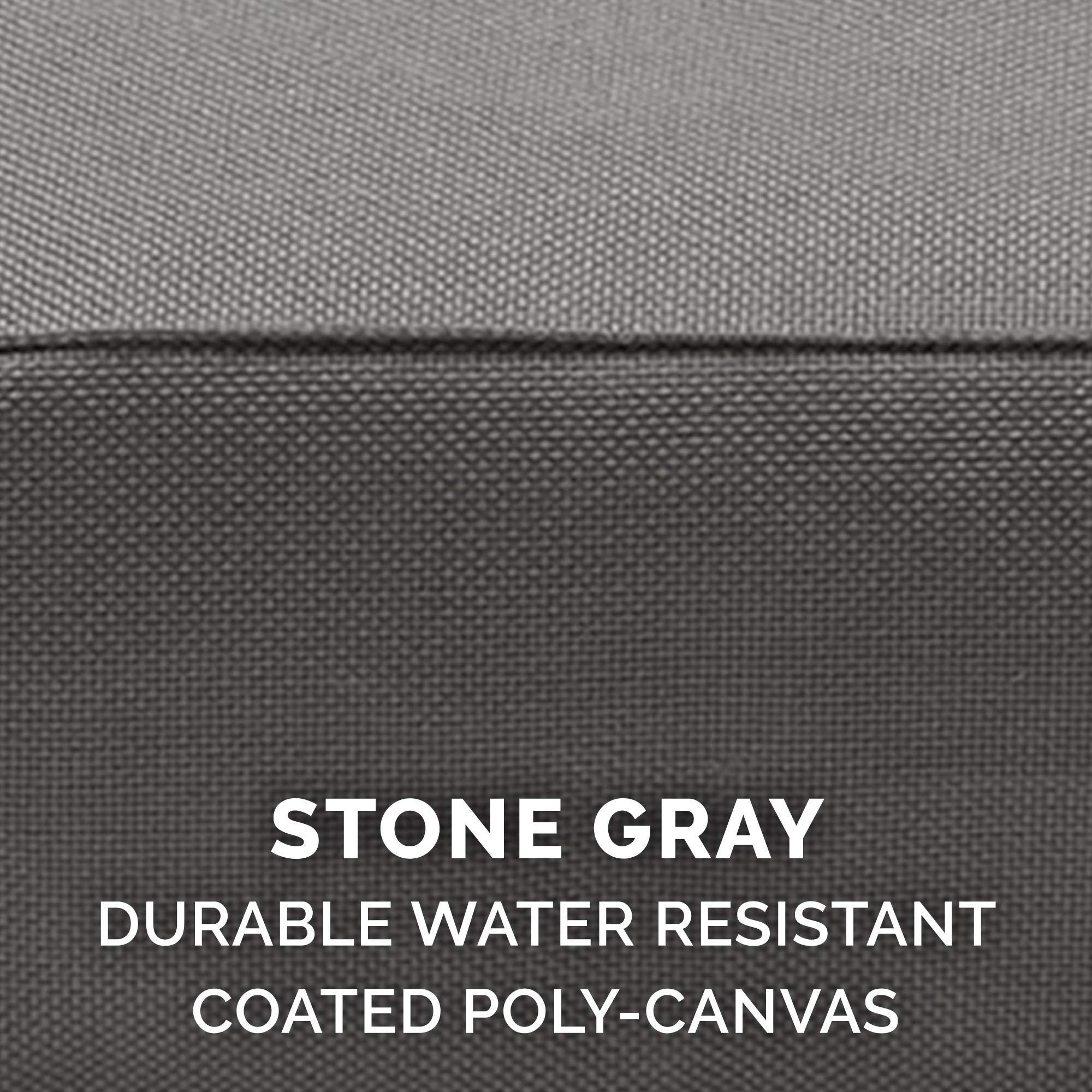 Furhaven Replacement Dog Bed Cover Water-Resistant Indoor/Outdoor Logo Print Oxford Polycanvas Mattress, Washable - Stone Gray, Jumbo Plus (Xx-Large)