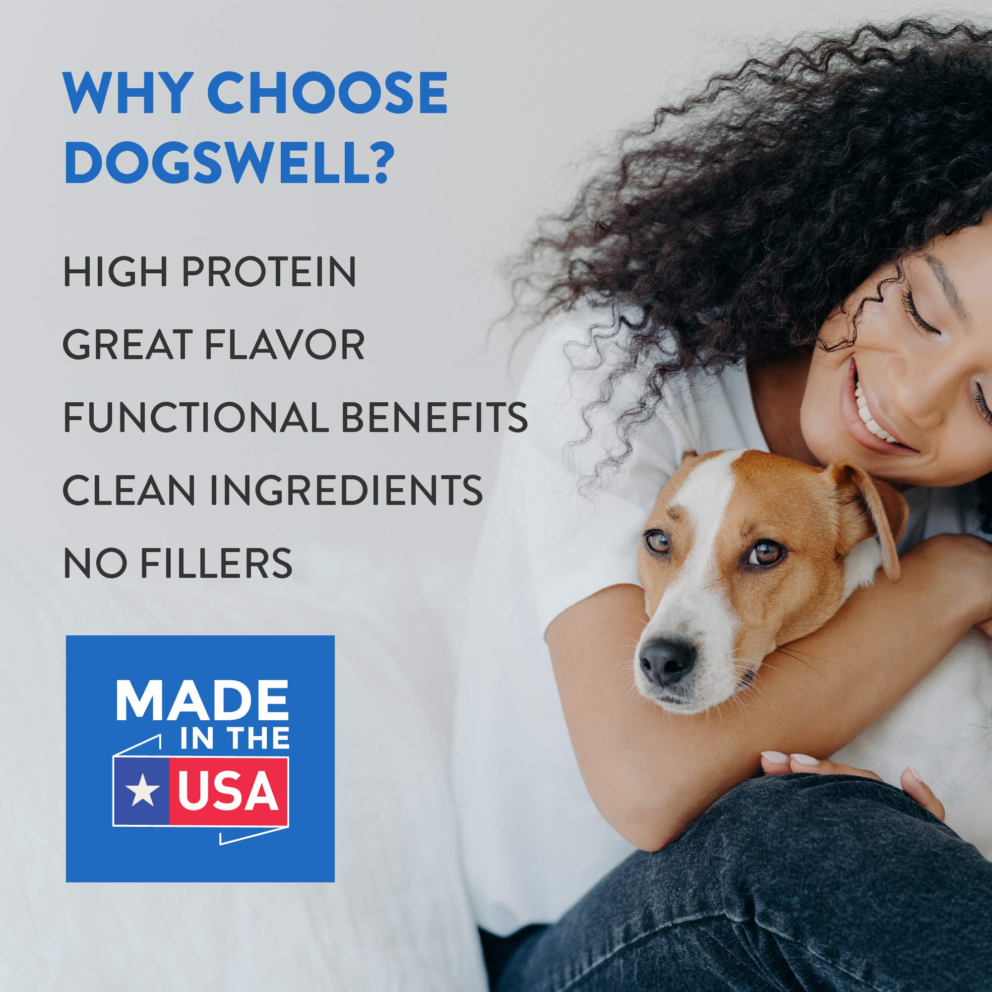 Dogswell Hip and Joint Grain-Free Duck Grillers for Dogs, 10 oz.s, Model: 842188