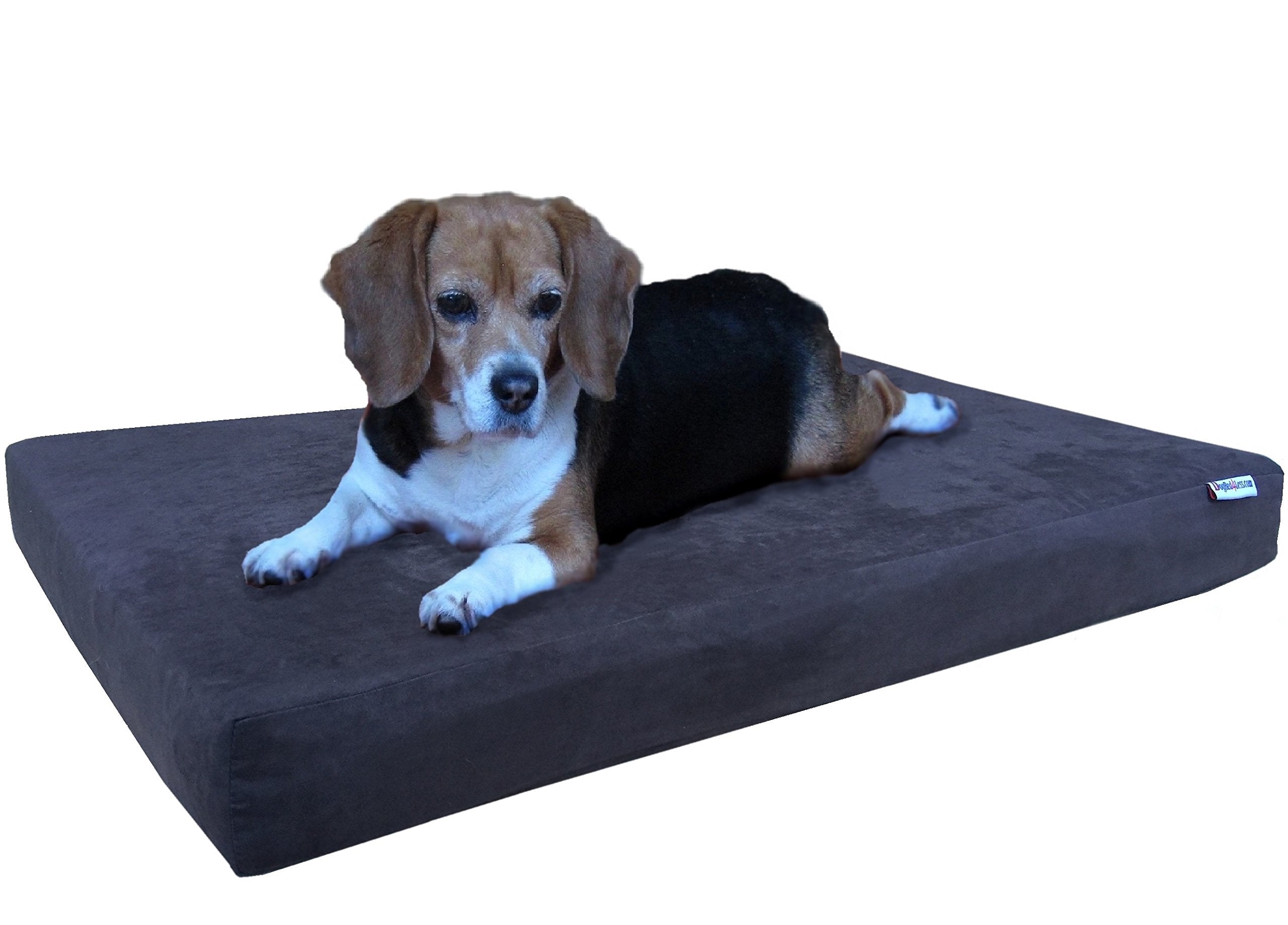 Dogbed4Less Cooling Memory Foam Dog Bed For Medium Dogs With Washable Cover, Waterproof Liner And Extra External Pet Bed Case 37