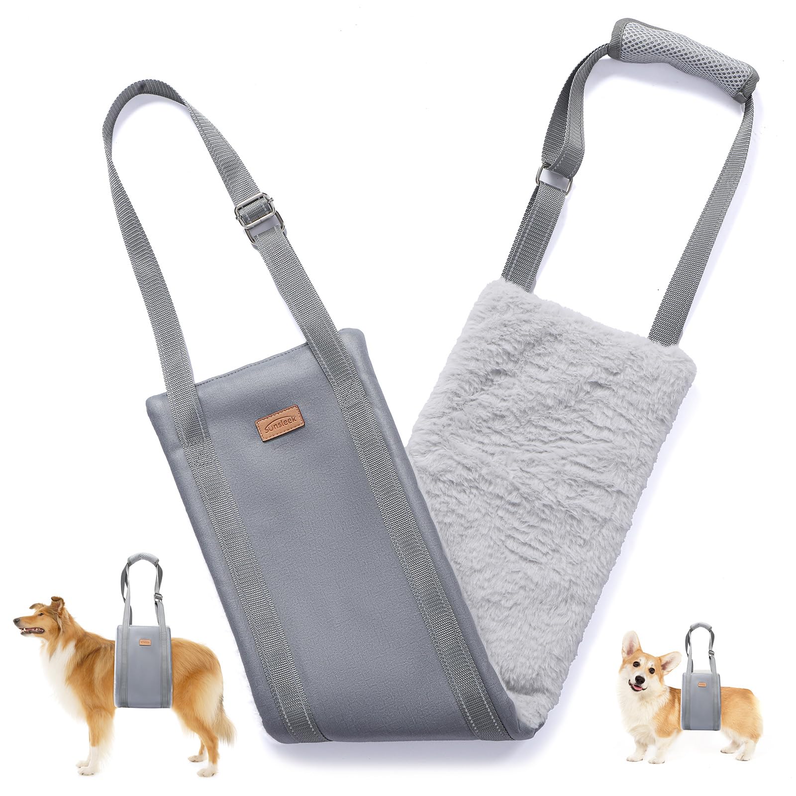 Dog Lift Harness For Medium Dogs - Adjustable Sling For Rear Legs, Hip Support For Canine Aid & Cruciate Ligament Rehabilitation