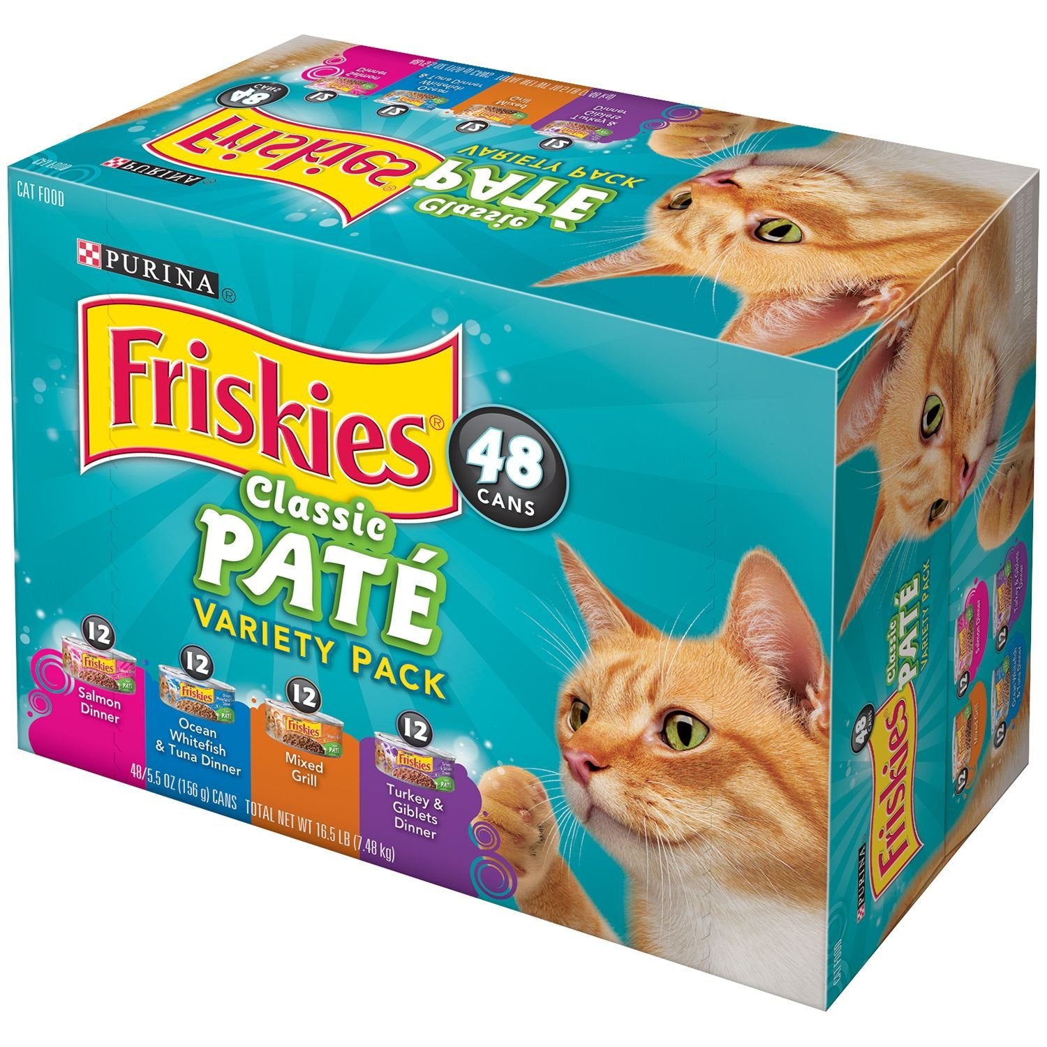 #1 Friskies Original Loaf Variety Pack Canned Cat Food (48/5.5-Oz Cans)
