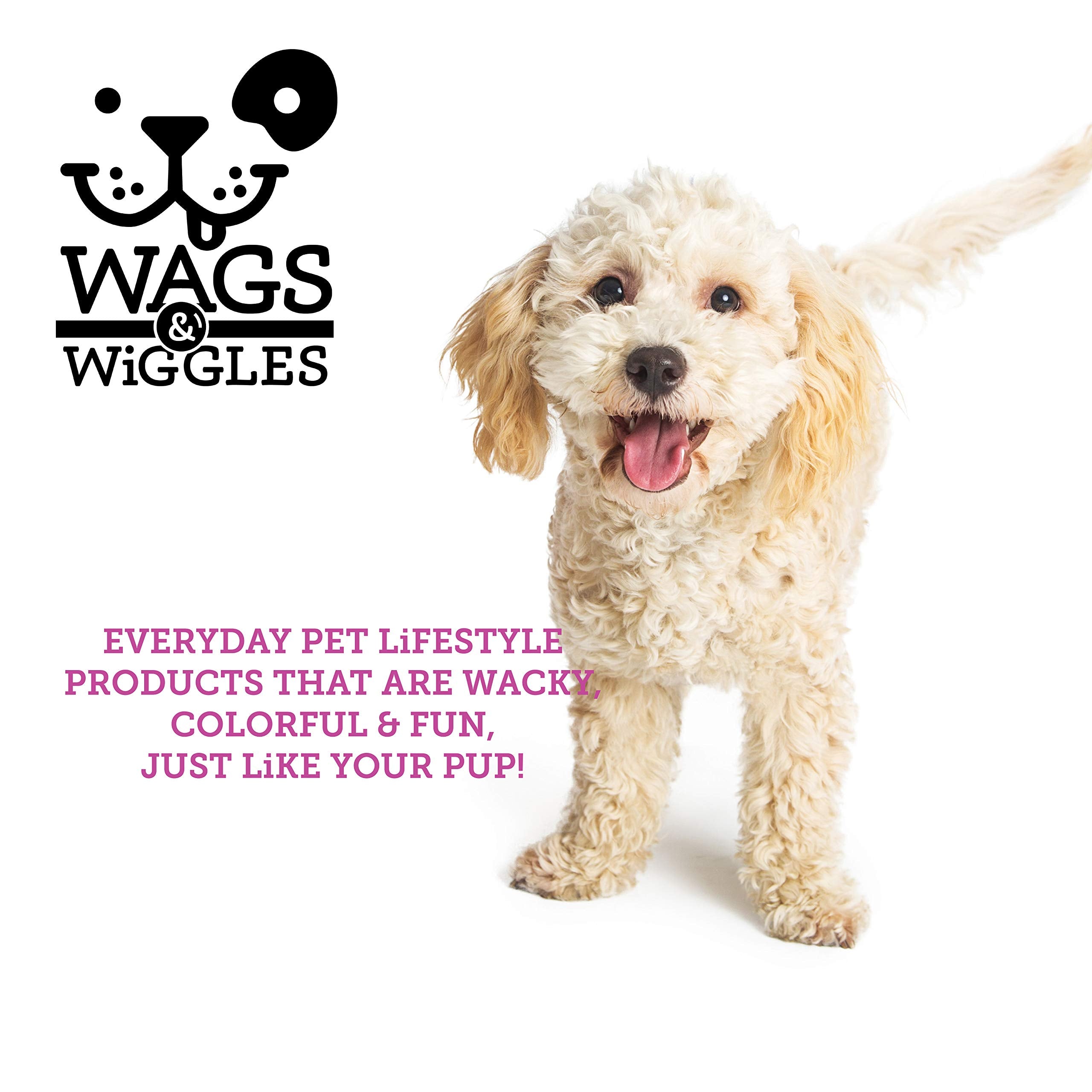 Wags & Wiggles Dog Shampoo - Very Berry Deodorizing Formula, 16 Ounces, Odor Control for Smelly Dogs