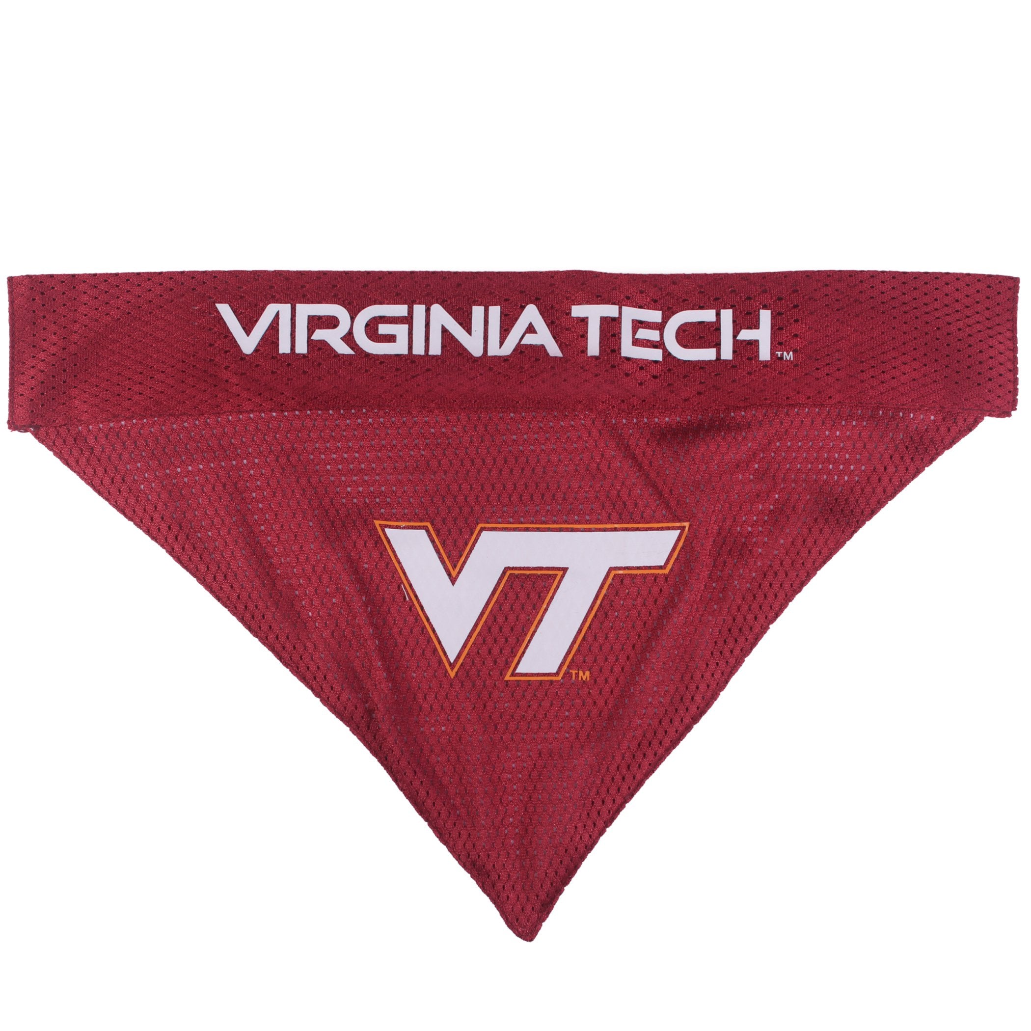 Pets First Collegiate Pet Accessories, Reversible Bandana, Virginia Tech Hokies, Large/X-Large