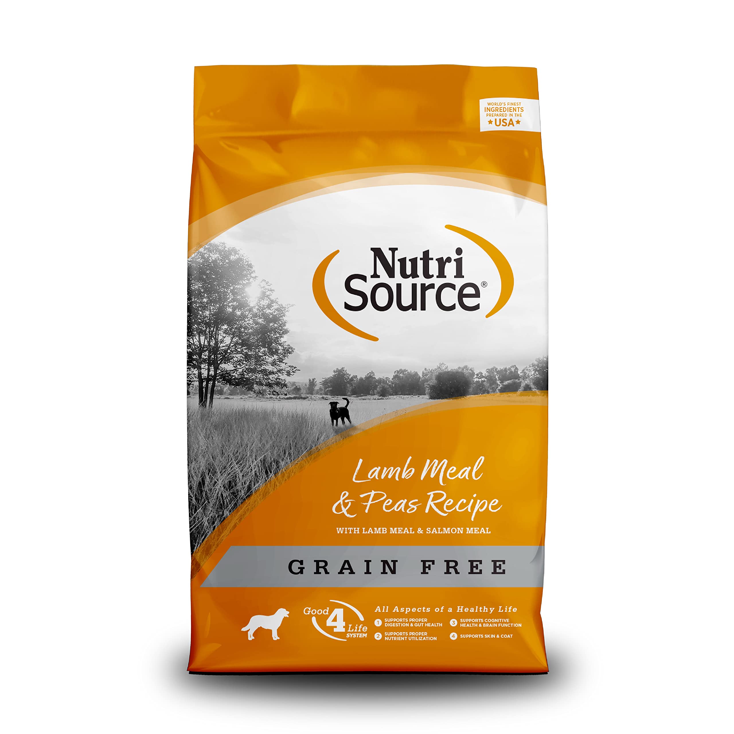 TuffyS Pet Food Nutrisource Grain Free Lamb Formula Dry Dog Food, 30-Pound