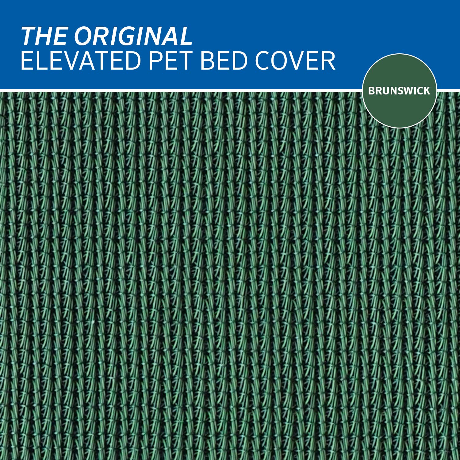 Original Pet Bed Replacement Cover - Brunswick Green - Large (43.5' X 31.5')