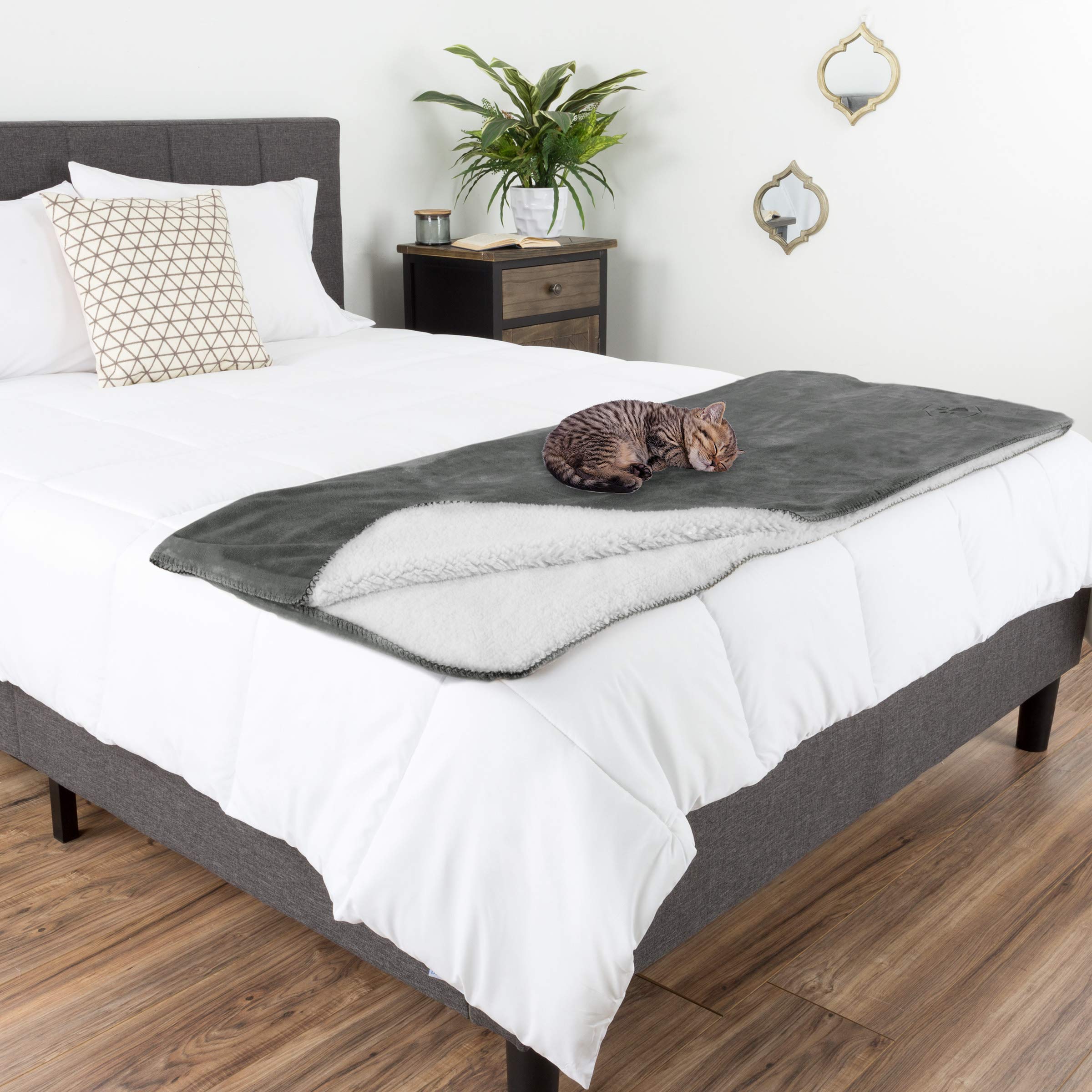 Waterproof Pet Blanket Collection- Reversible Throw Protects Couch, Car, Bed From Spills, Stains, Or Fur - Dog And Cat Blankets