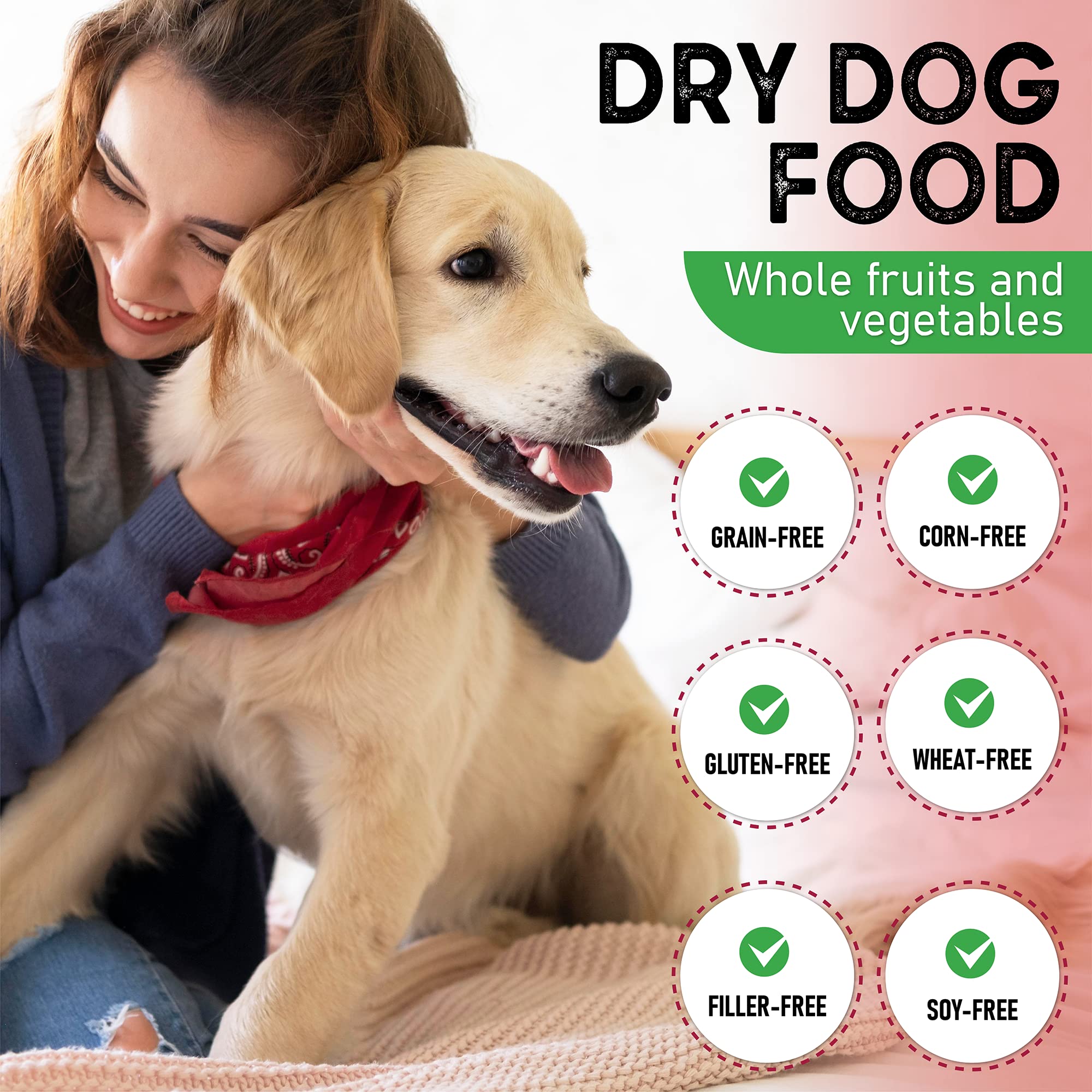 Health Extension Lamb & Brown Rice Dry Dog Food (1 lb / 0.45 kg) - Nutritious Free-Range Lamb Formula with Probiotics, Antioxida