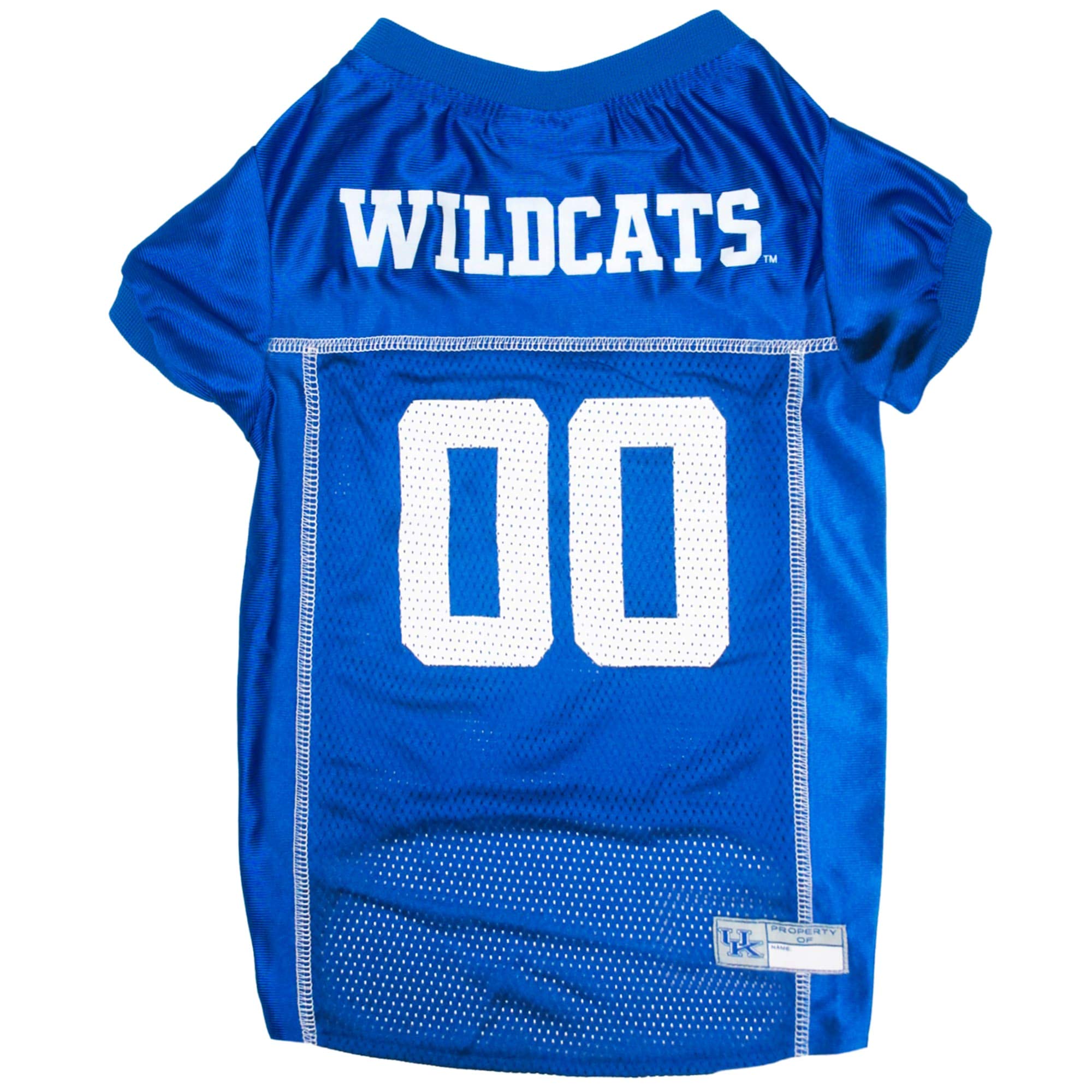 Pets First NCAA College University of Kentucky Wildcats Mesh Jersey for DOGS & CATS, Size Medium, Licensed Dog Jersey with your 