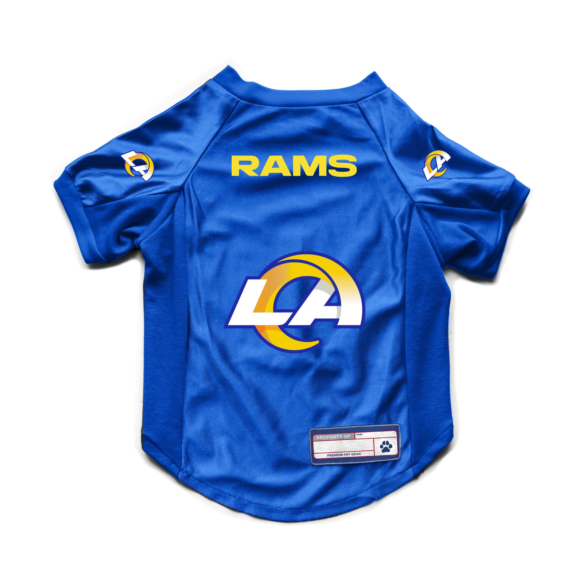 Littlearth Los Angeles Rams Nfl Stretch Pet Jerseys Los Angeles Rams Medium