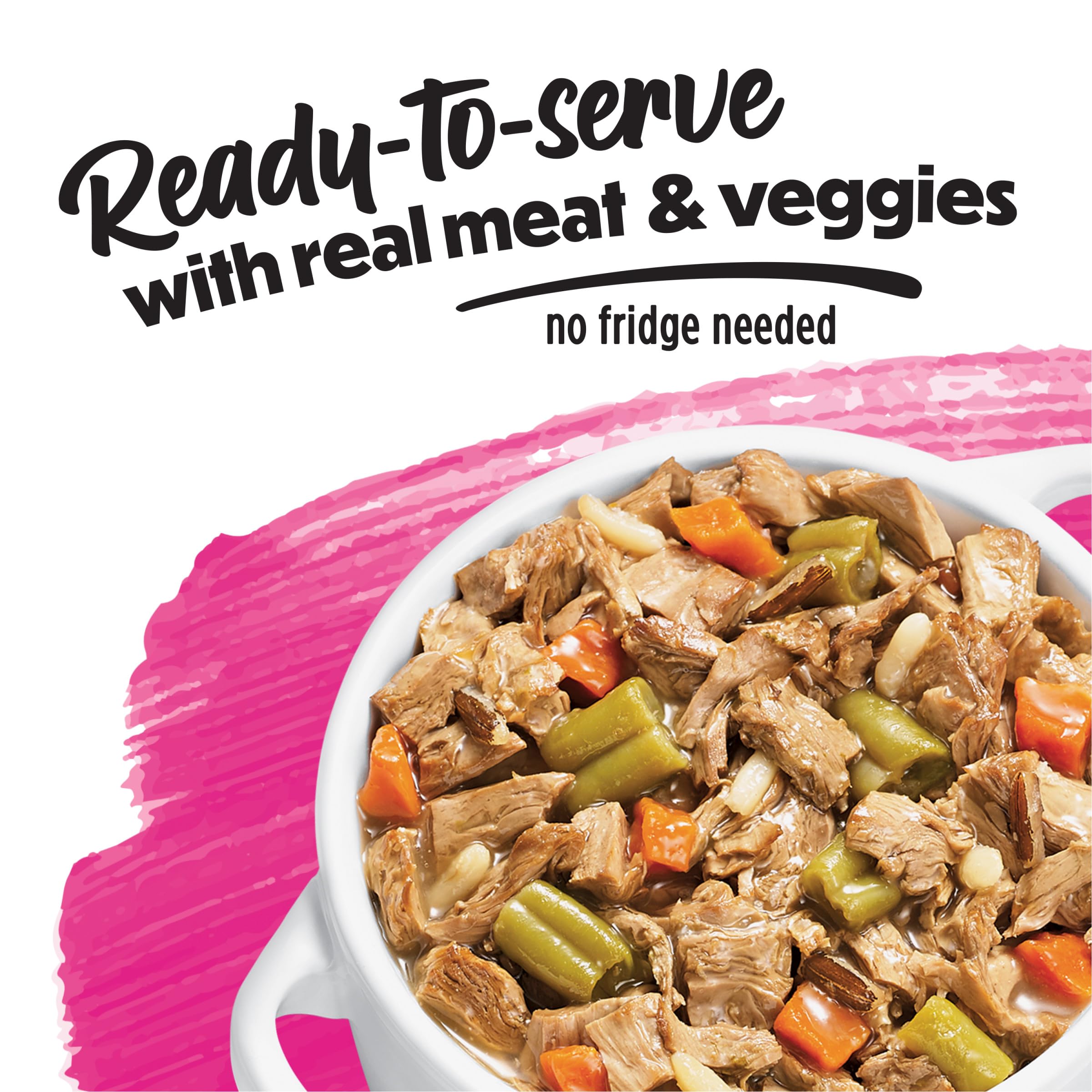 Purina Beneful High Protein, Wet Dog Food With Gravy, Prepared Meals Beef & Chicken Medley - (Pack of 8) 10 oz. Tubs