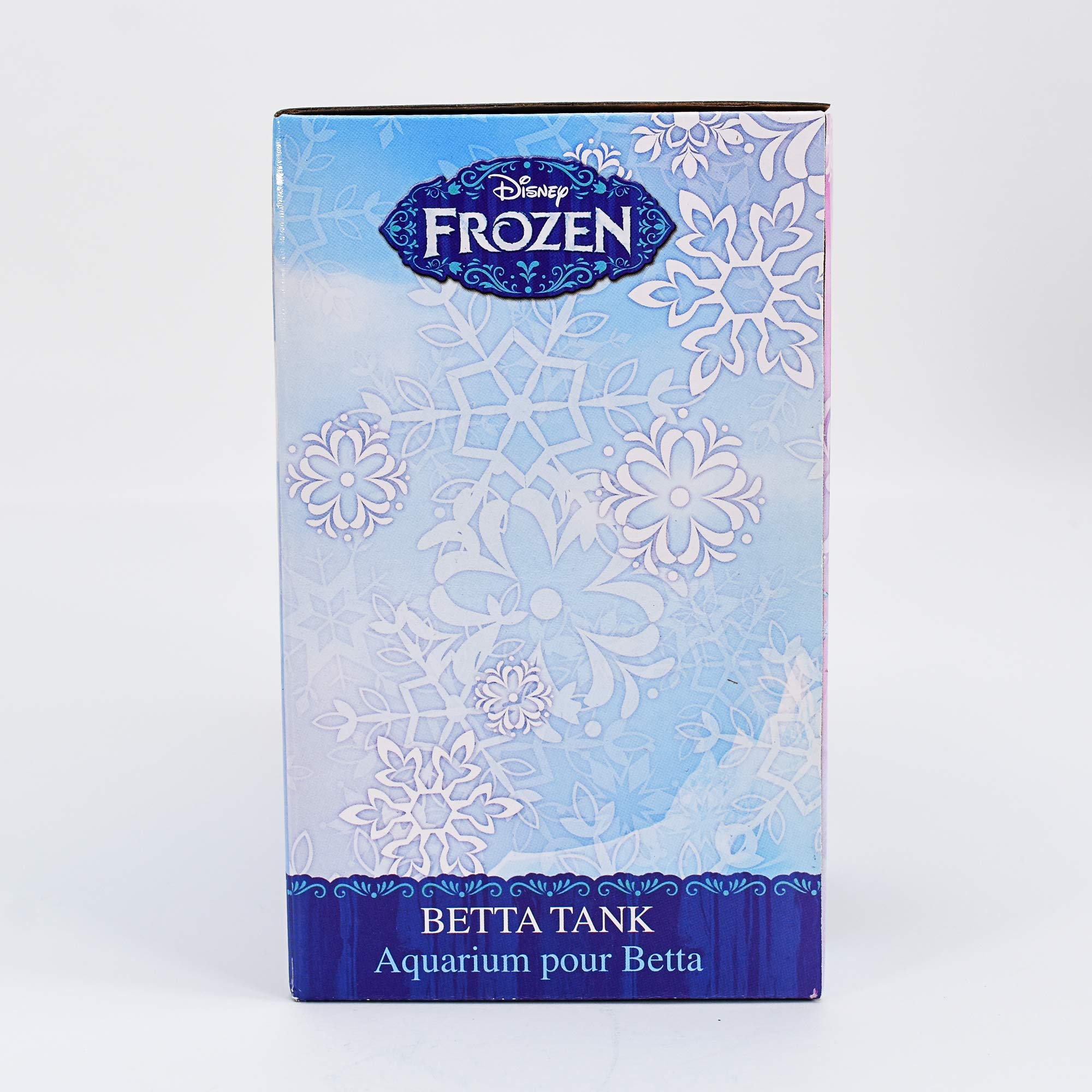 Penn-Plax Officially Licensed Disney'S Frozen Themed Betta Tank From Penn Plax: Perfect For Betta Fish, This Small Tank Is Perfect For Fans Of Frozen! Small 0.7 Gallon Tank (Fzr108), Blue