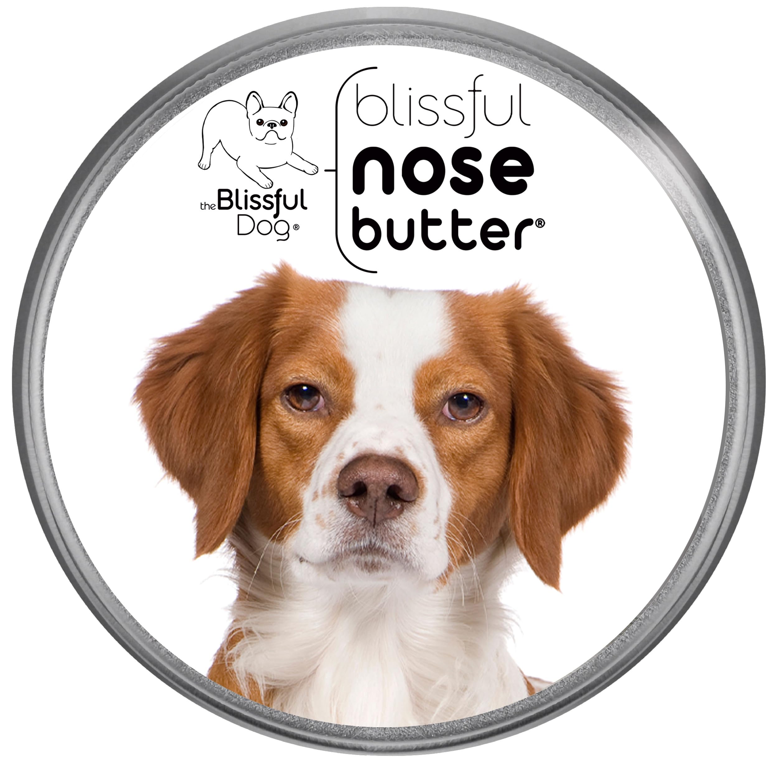 The Blissful Dog Brittany Spaniel Unscented Nose Butter, 8-Ounce