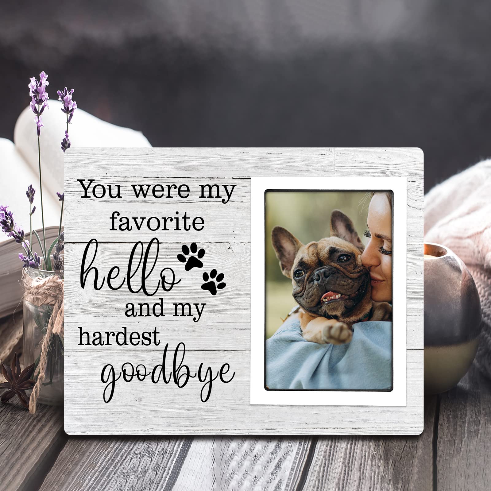 SteadStyle Dog Memorial Gifts for Loss of Dog, Pet Memorial Gifts, Sympathy Gifts for Loss of Dog, Pet Remembrance Gift, Dog Pic