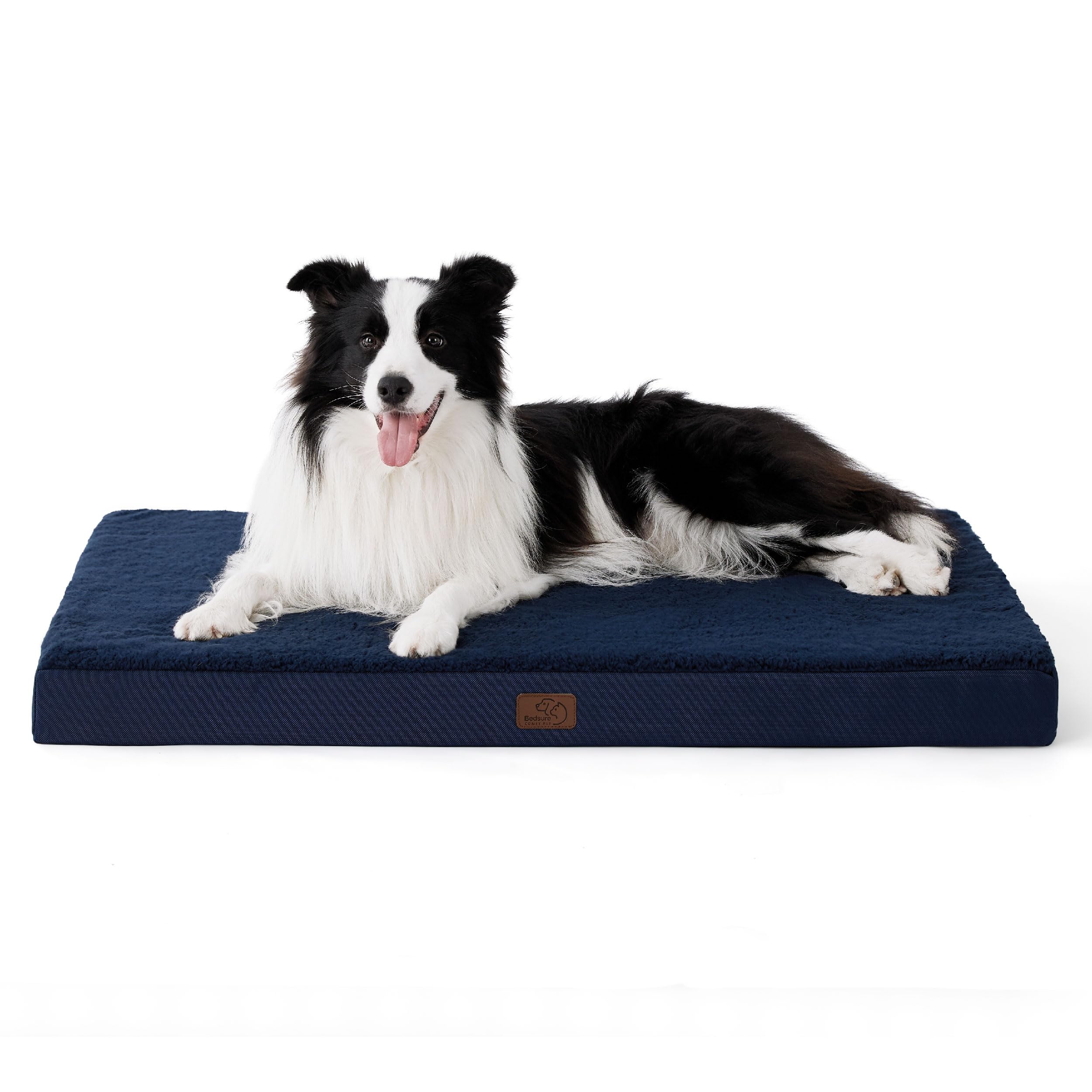 Bedsure Dog Bed Large Sized Dog - Orthopedic Waterproof Pet Beds With Removable Washable Cover, Egg Crate Foam Puppy Mat, Suitab