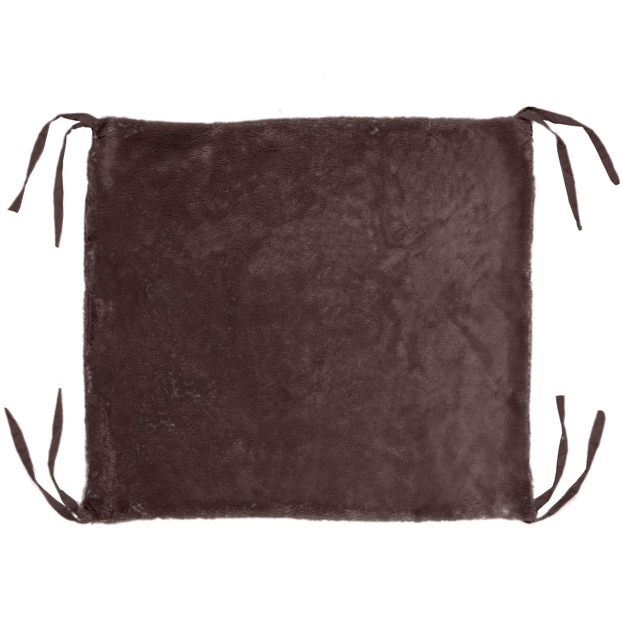 Furhaven Dog Blanket For Cot Beds, Washable W/ Zippered Pouch For Warming/Cooling Inserts - Plush Faux Fur Cot Blanket - Espresso, Extra Small