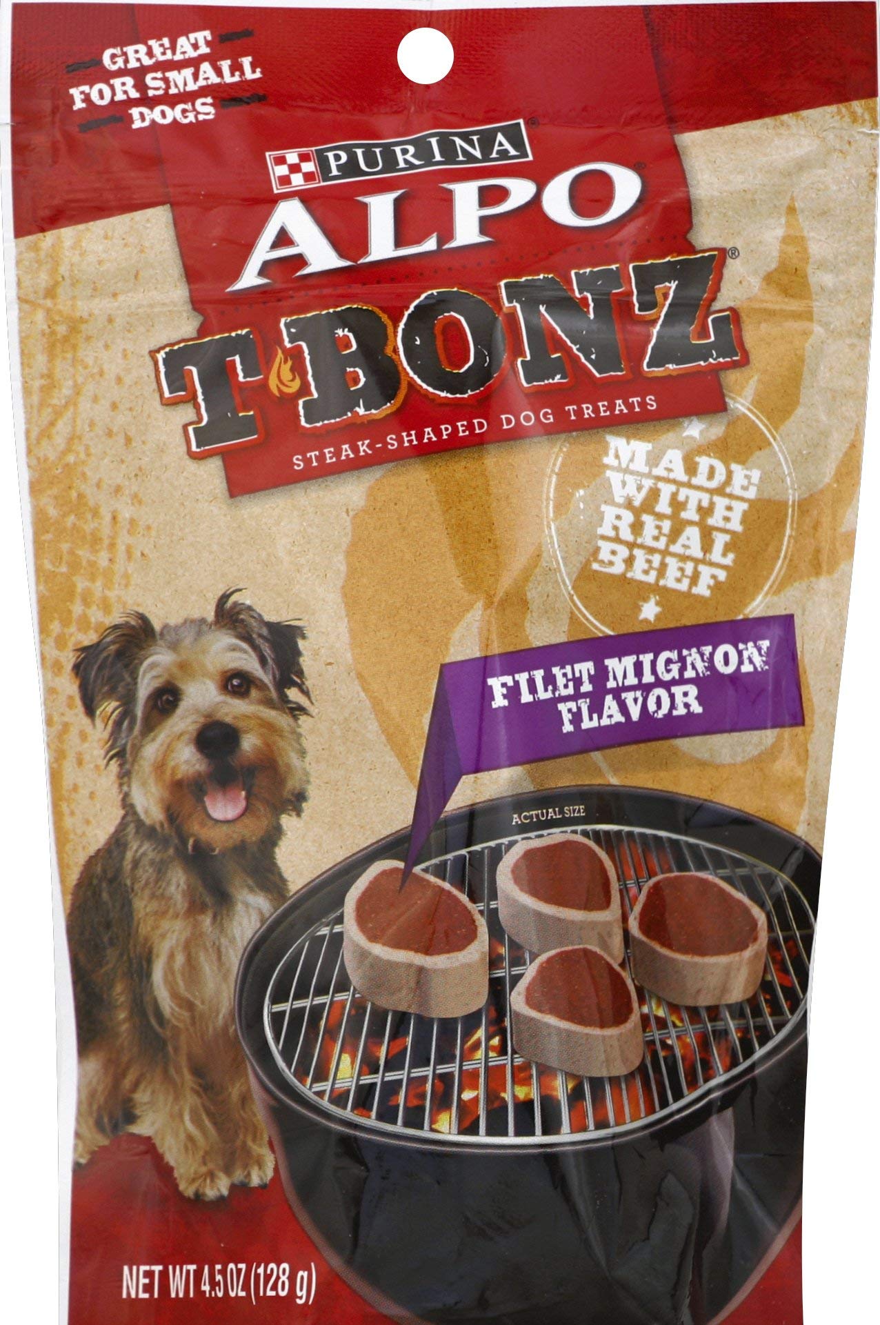 Alpo TBonz Filet Mignon Flavor SteakShaped Dog Treats Filet Mignon Flavor