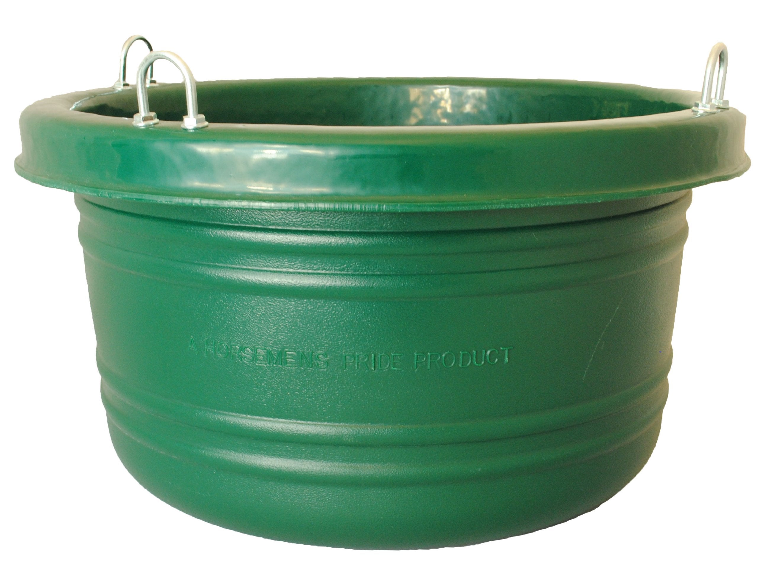 Horsemens Pride Horse Feed Tub, Large, 30 Quarts, Green