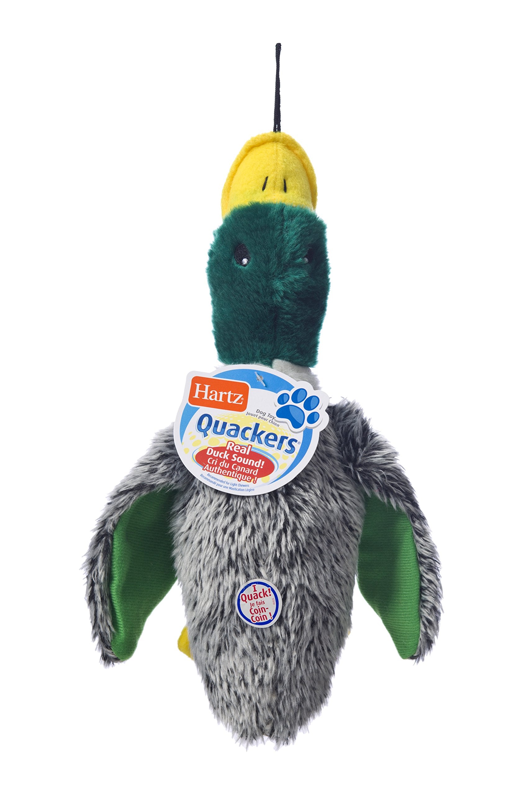 Hartz Nature'S Collection Quackers Plush Duck Dog Toy - Large