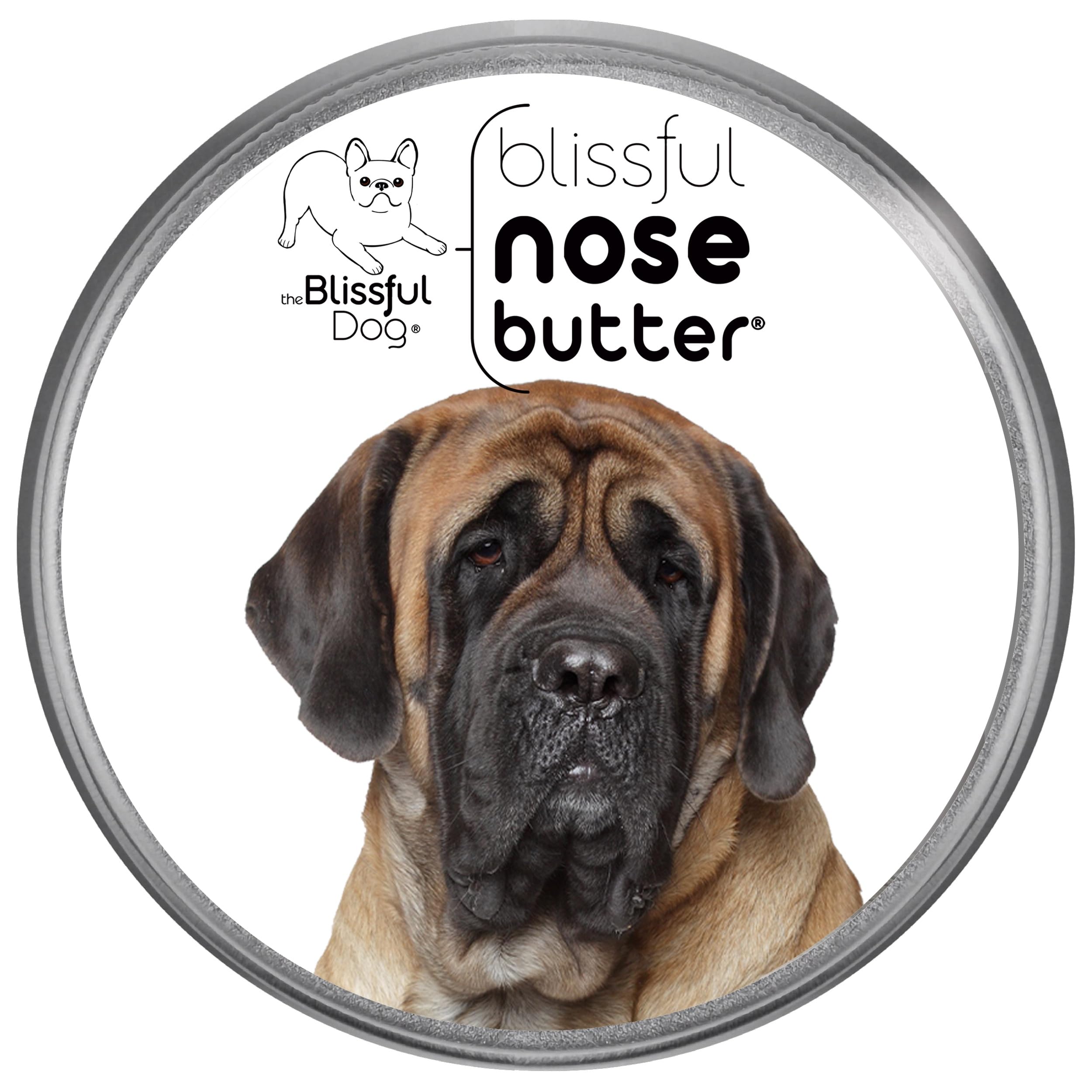 The Blissful Dog Mastiff Unscented Nose Butter - Dog Nose Butter, 8 Ounce