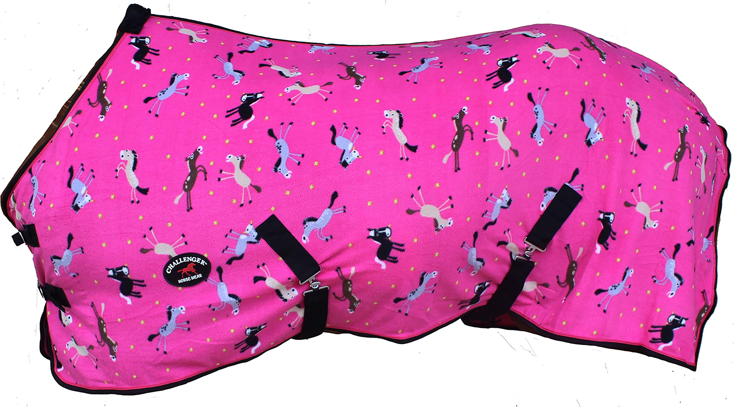 Challenger 70'' Horse Soft Fleece Cooler Contoured Exercise Blanket Liner Sheet Wicks 4395