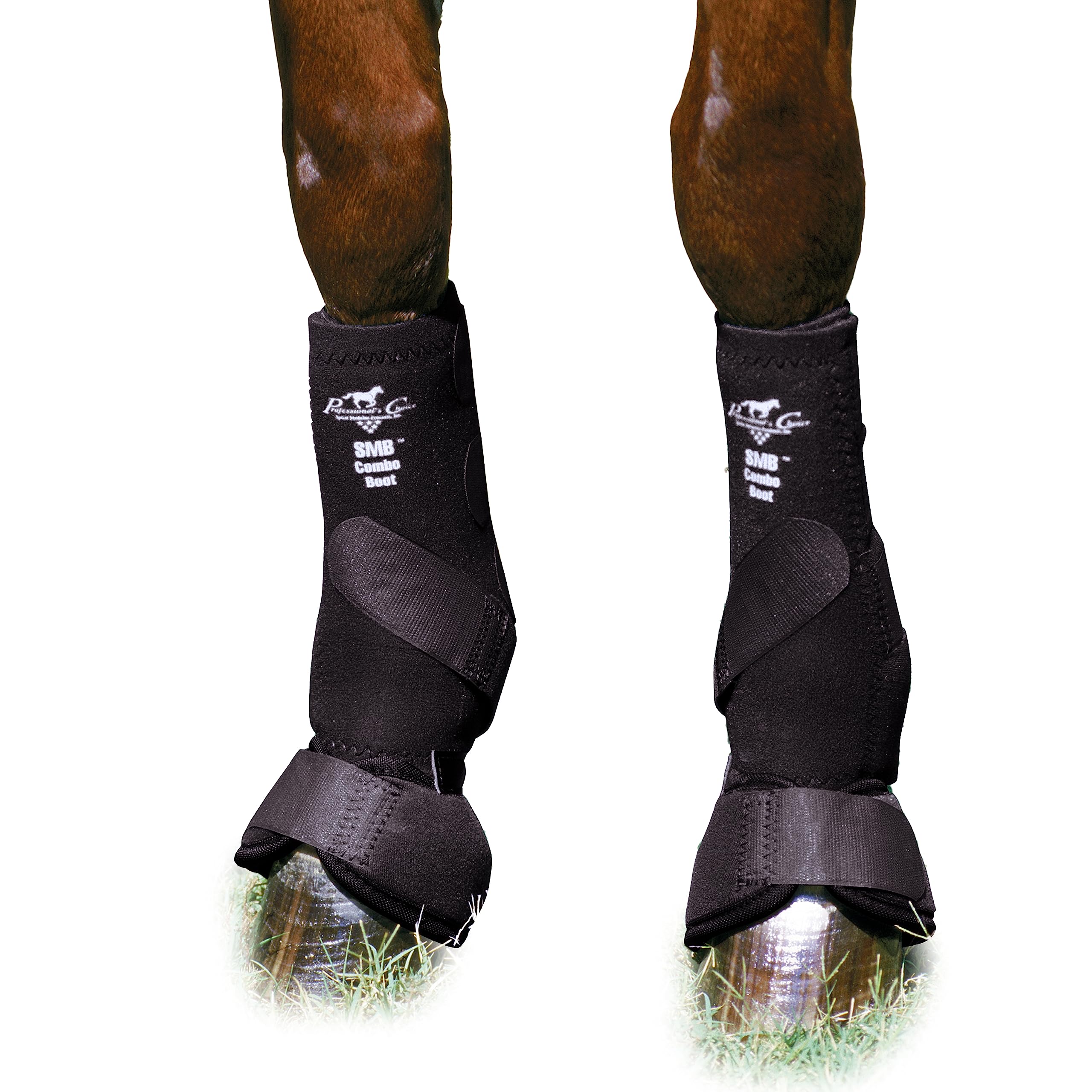 Professionals Choice Equine Smb Combo Front Boot, Pair (Medium, Black)