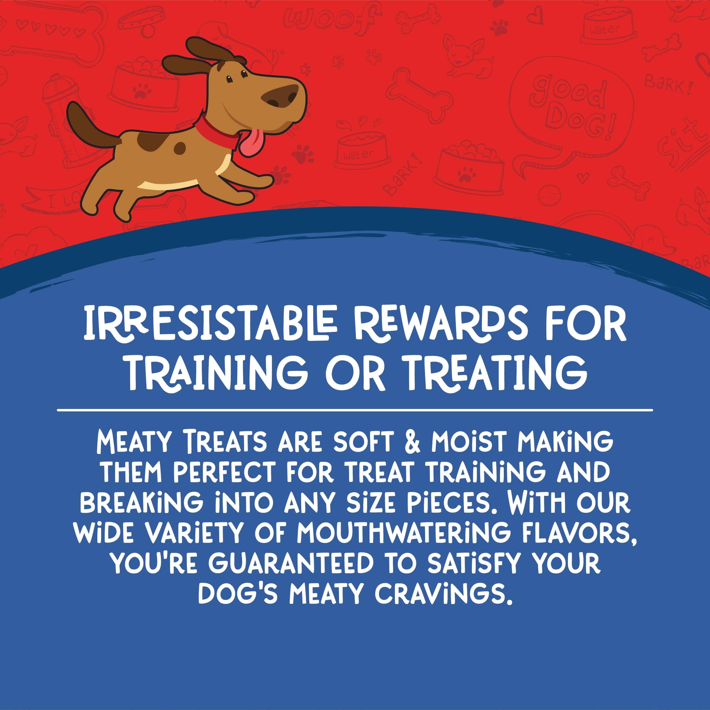 Meaty Treats Gourmet Cuts Beef & Cheese Flavor Soft & Chewy Dog Treats, 25-oz.