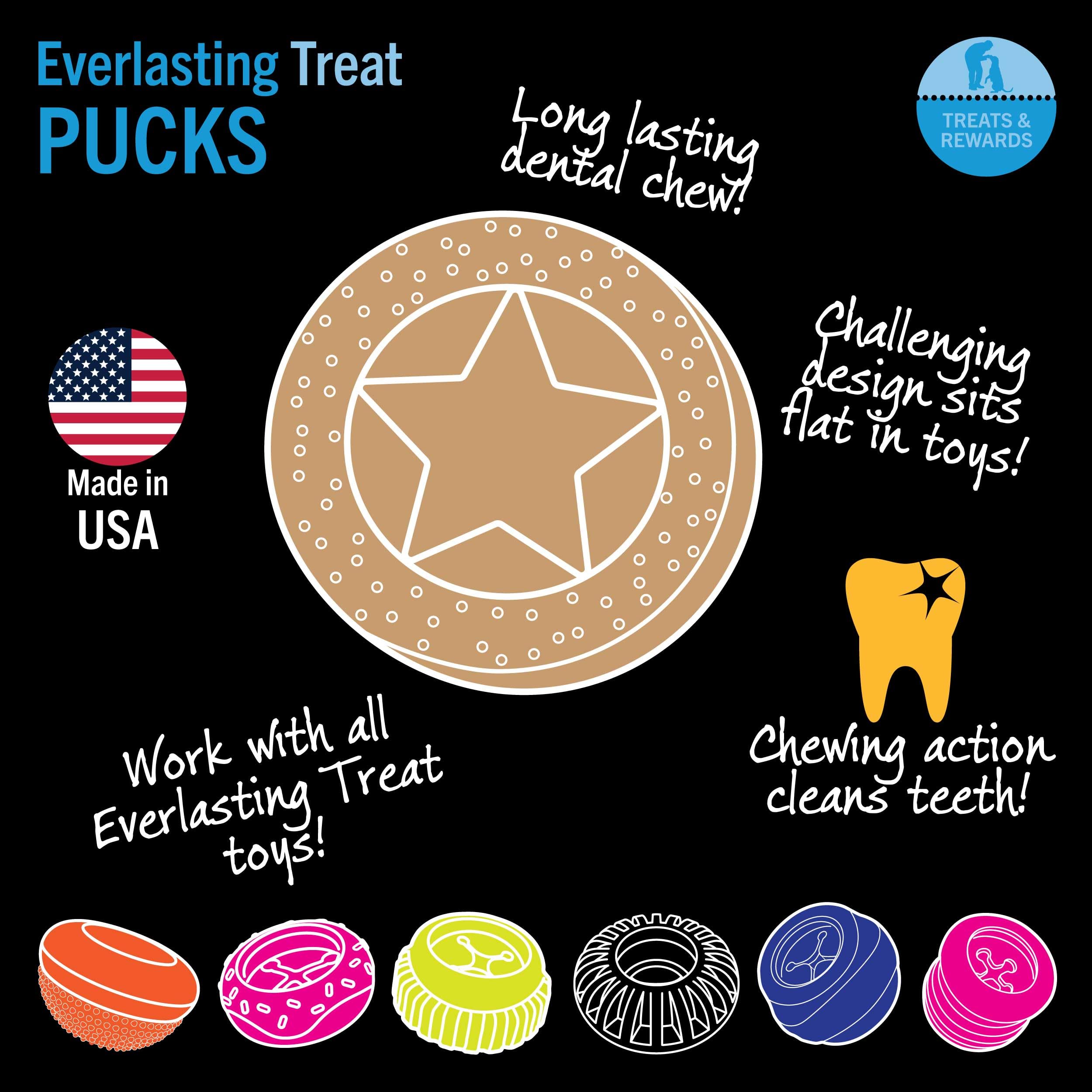 Starmark Everlasting Treat Puck Dental Chew for Medium Dogs