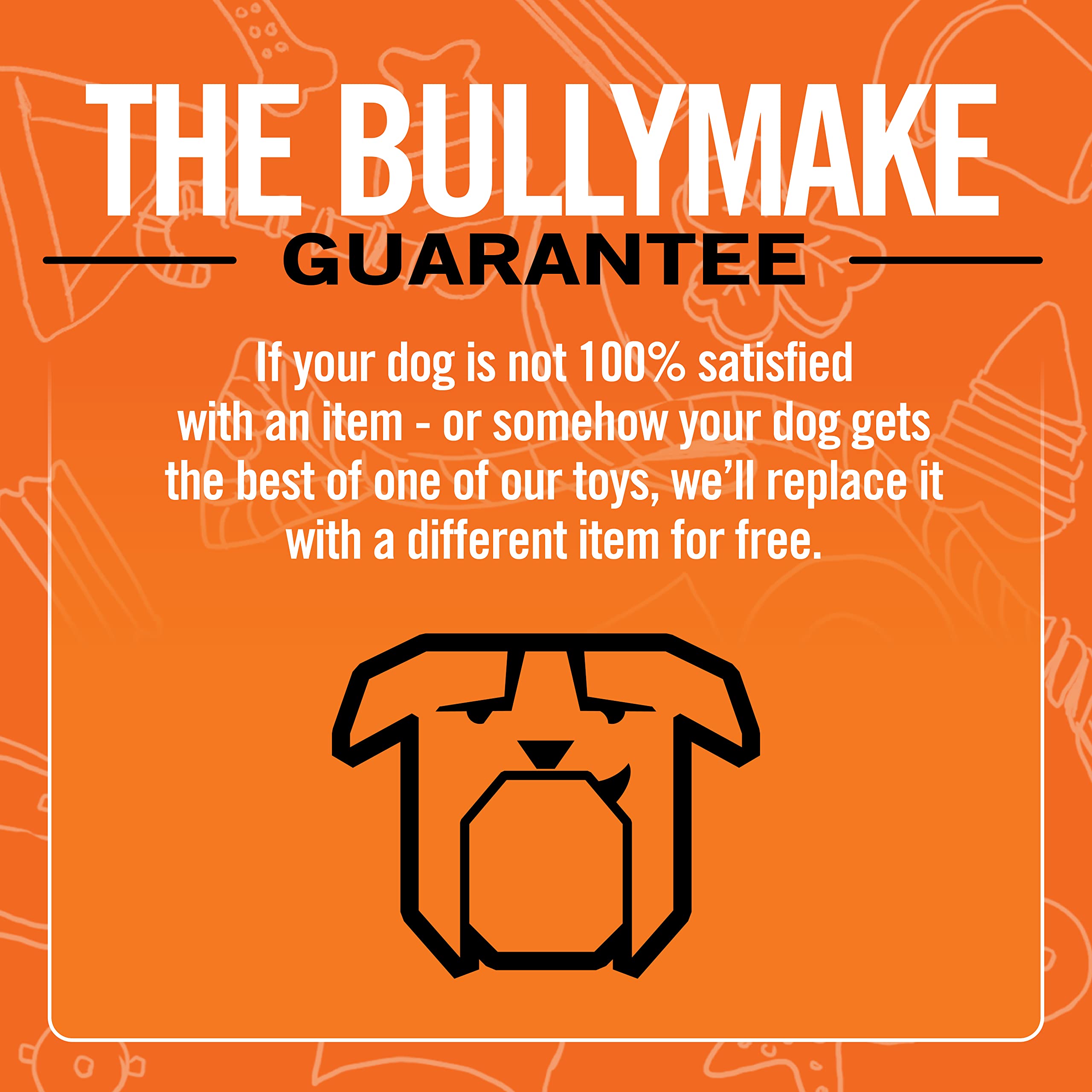 Bullymake Nylon Pretzel Chew Toy For Dogs | Durable Dog Toy For Aggressive Chewers | Made In Usa