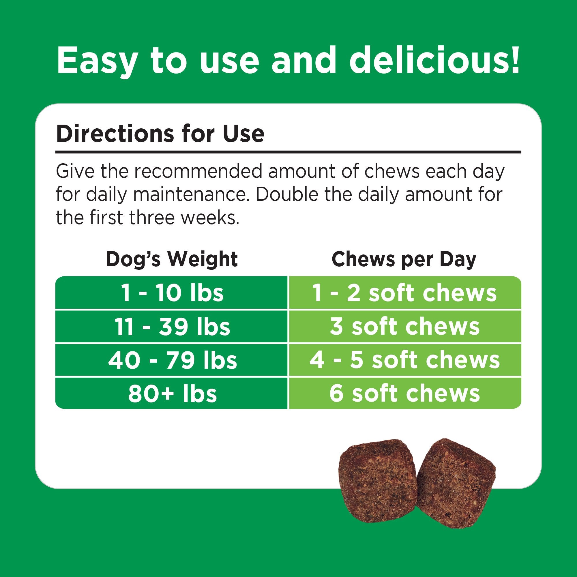Solid Gold Hip and Joint Supplement for Dogs, 60 Count - Glucosamine, Chondroitin, Omega 3, Teal