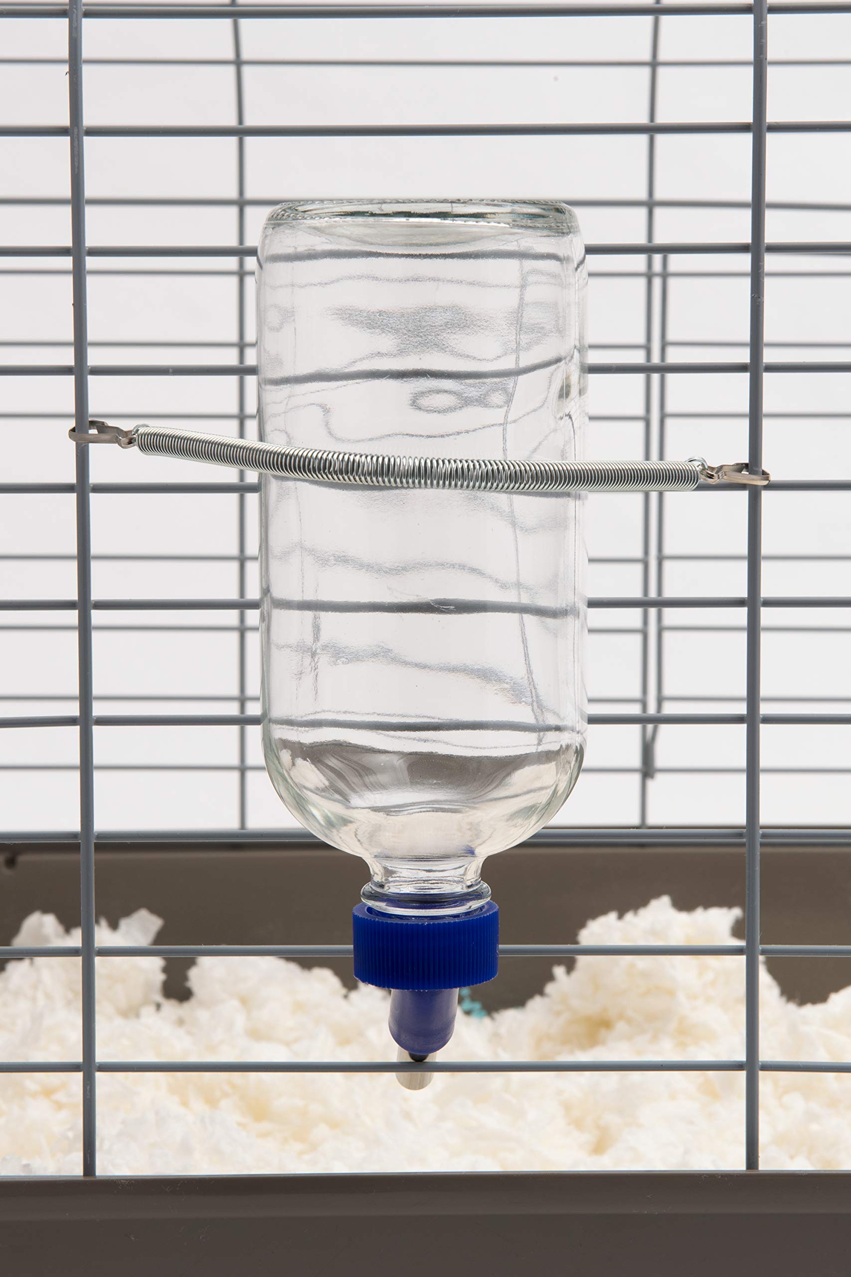 Lixit Glass Water Bottles for Rabbits, Ferrets, Small Birds, Guinea Pigs, Rats, Hamsters and Other Pets (Birds and Small Animals