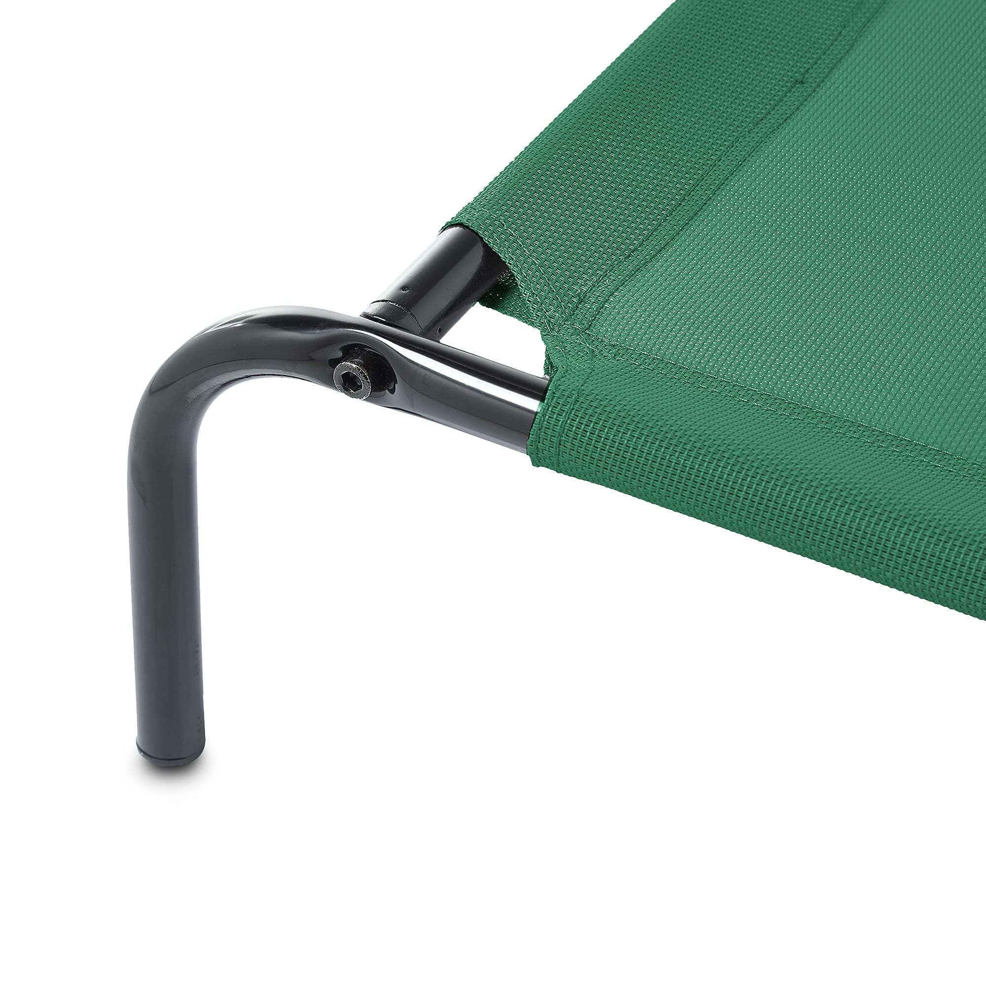 Amazon Basics Cooling Elevated Pet Bed - Large 51x31x8 Inches, Green, Iron Tube & Textilene, Model 2007L-GN