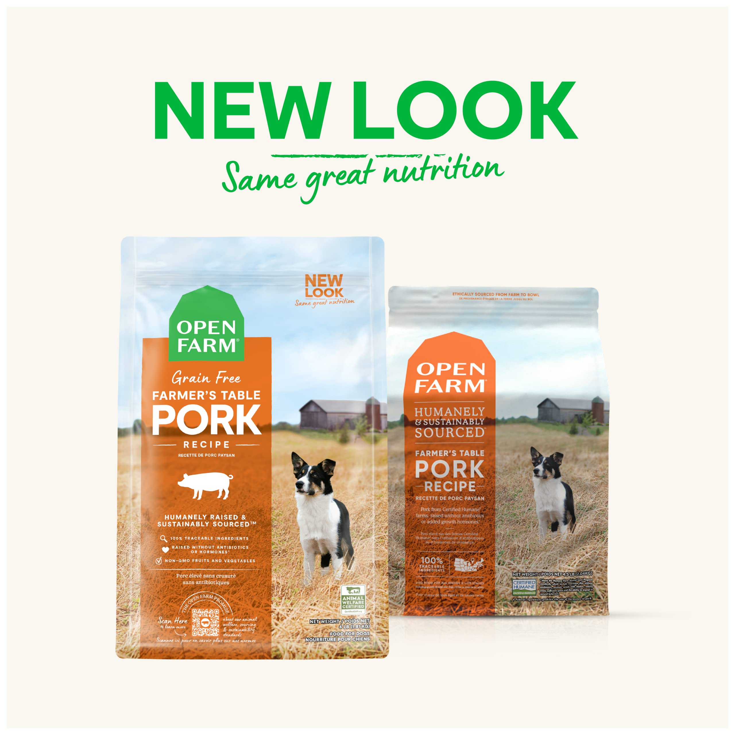 Open Farm, Grain-Free Dry Dog Food, Complete & Balanced Kibble, Sustainably & Ethically Sourced Ingredients, Non-GMO Veggies & S