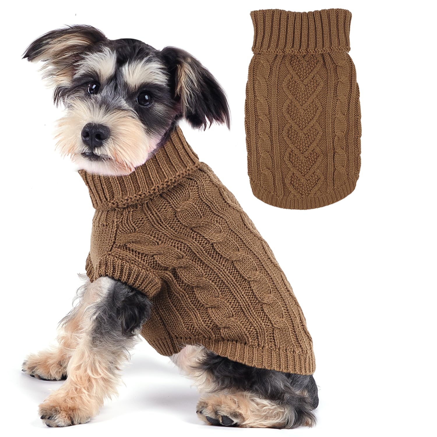 Small Dog Sweater XS Dog Sweaters Winter Small Dog Clothes Girl Boy Warm Puppy Sweater Knitted Pet Clothes for Chihuahua Yorkie 