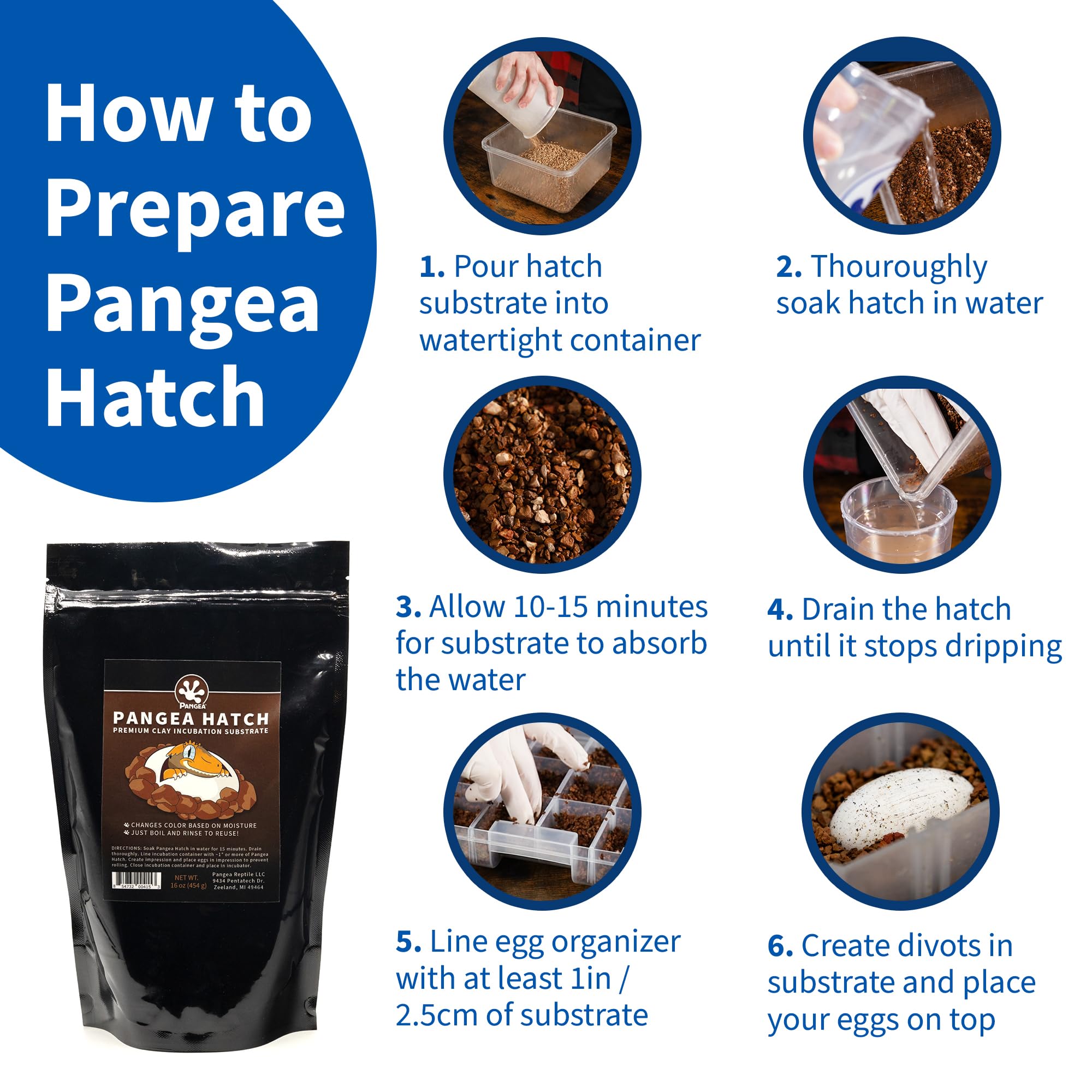 Pangea Hatch Premium Reptile Egg Incubation Substrate (8 Lb)
