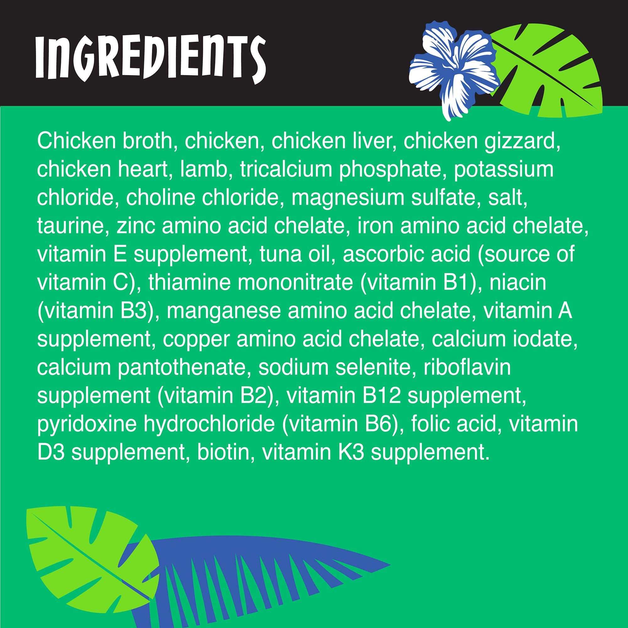 Tiki Cat After Dark, Chicken & Lamb, High-Protein and 100% Non-GMO Ingredients, Wet Cat Food for Adult Cats, 2.8 oz. Can (12 Cou